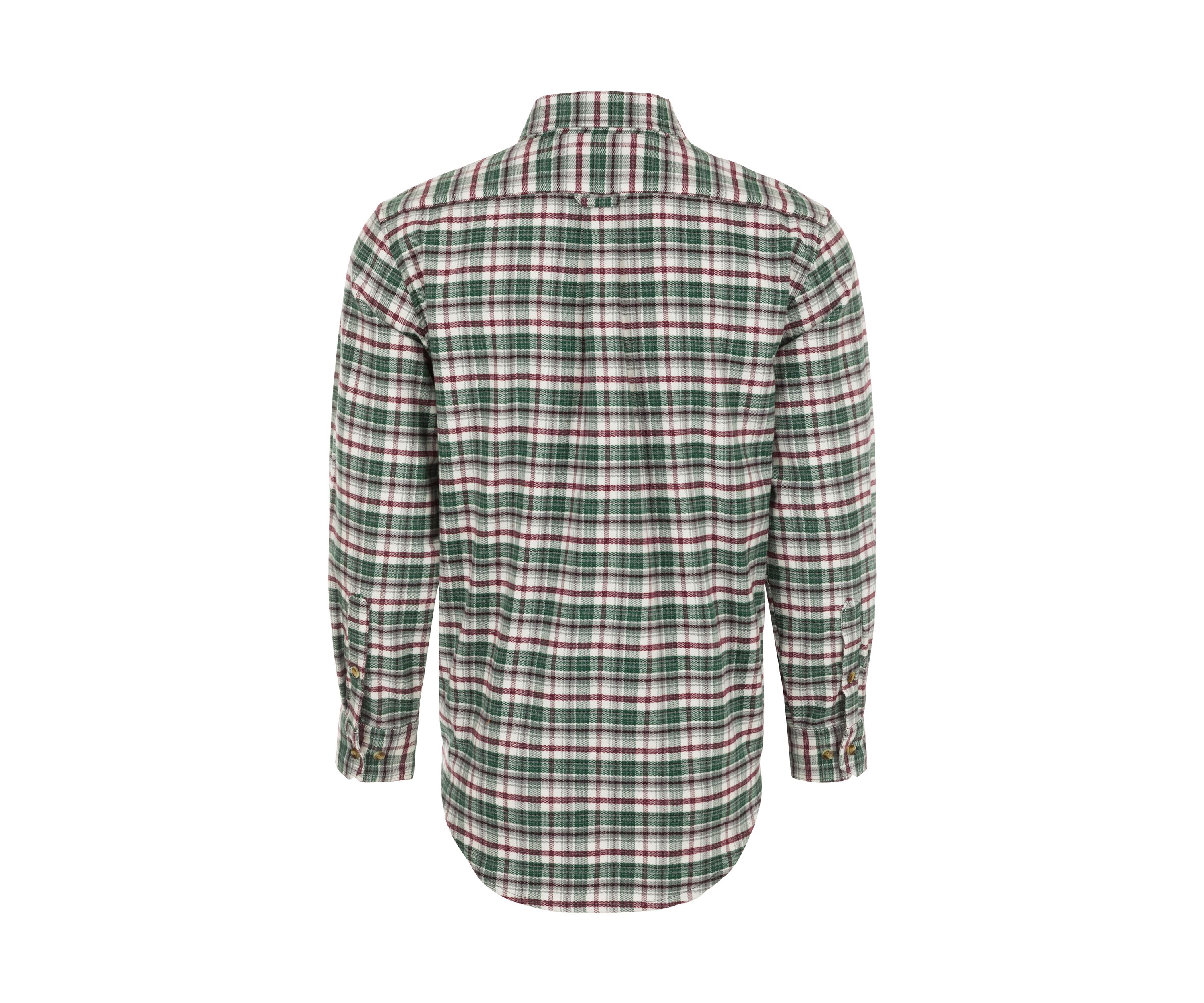 Mens Autumn Brushed Twill Plaid Button Down Long Sleeve Shirt