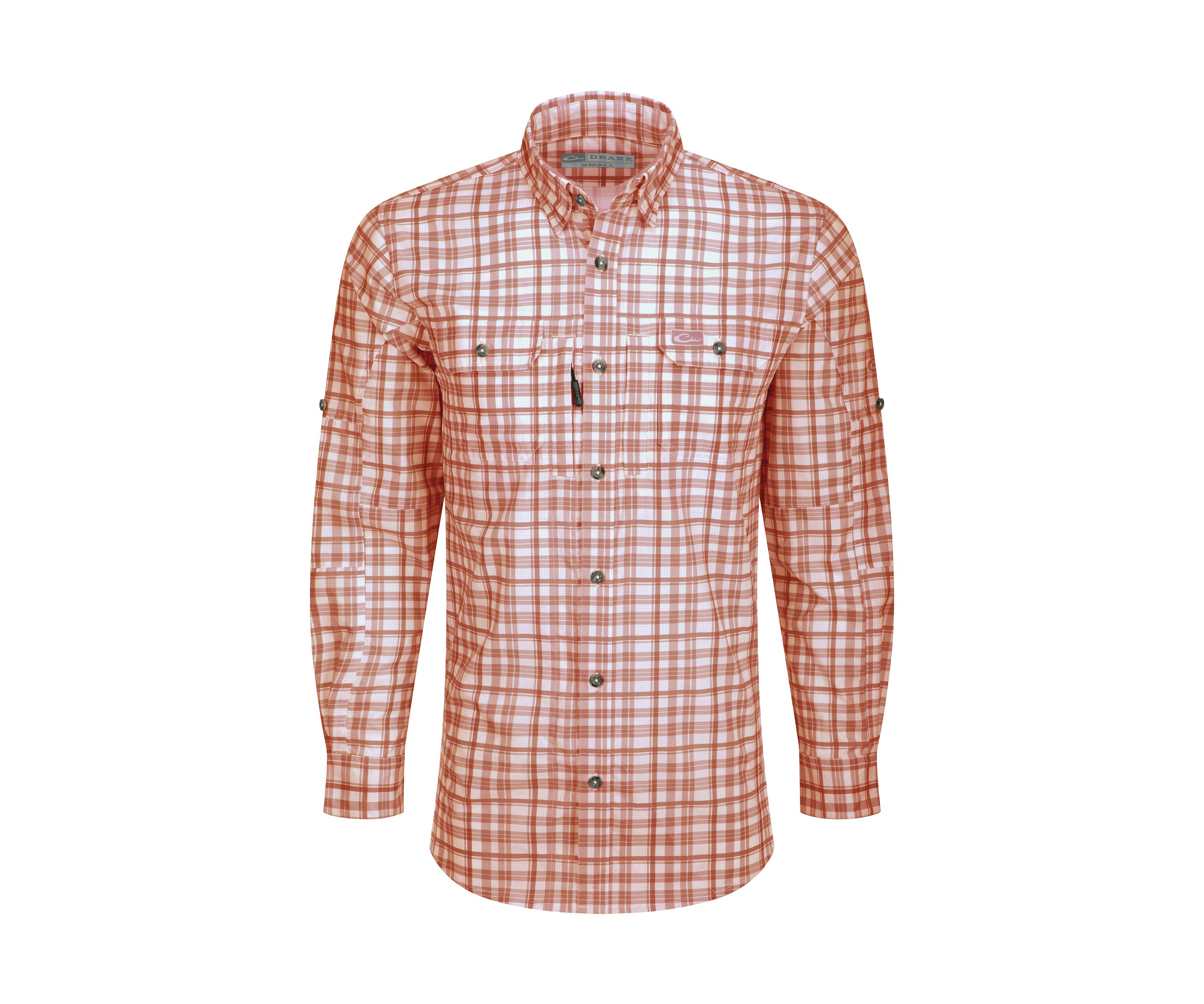 Mens Hunter Creek Windowpane Plaid Shirt