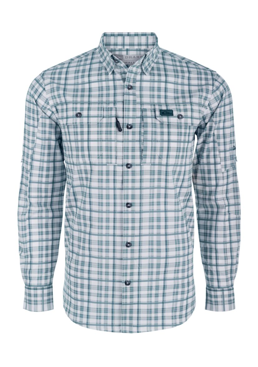 Hunter Creek Window Pane Plaid Shirt - Long Sleeve
