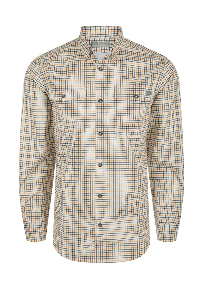 Mens Frat Tattersall Button Down Long Sleeve Shirt