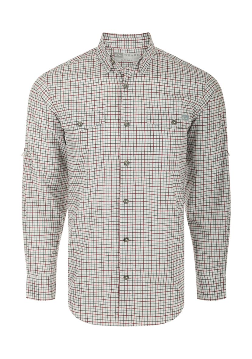 Big & Tall Frat Tattersall Button Down Long Sleeve Shirt