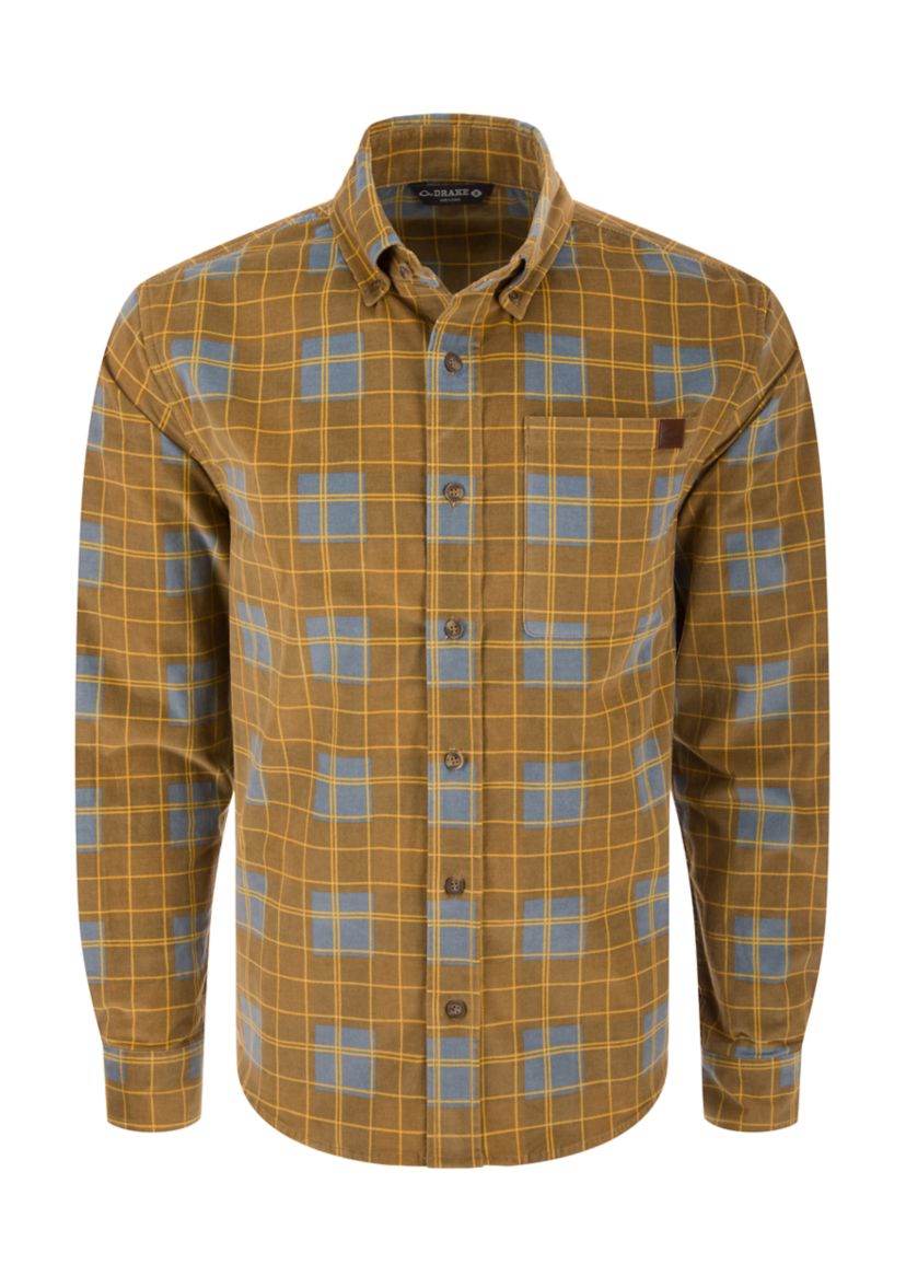 Mens Mid-Wale Corduroy Shirt