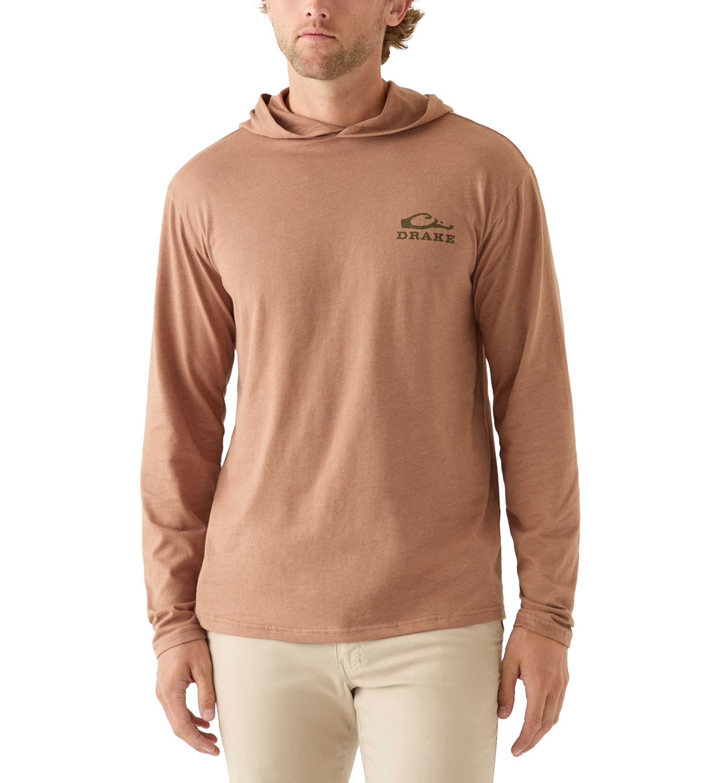 Mens Old School Lab Long Sleeve Graphic Hoodie T-Shirt