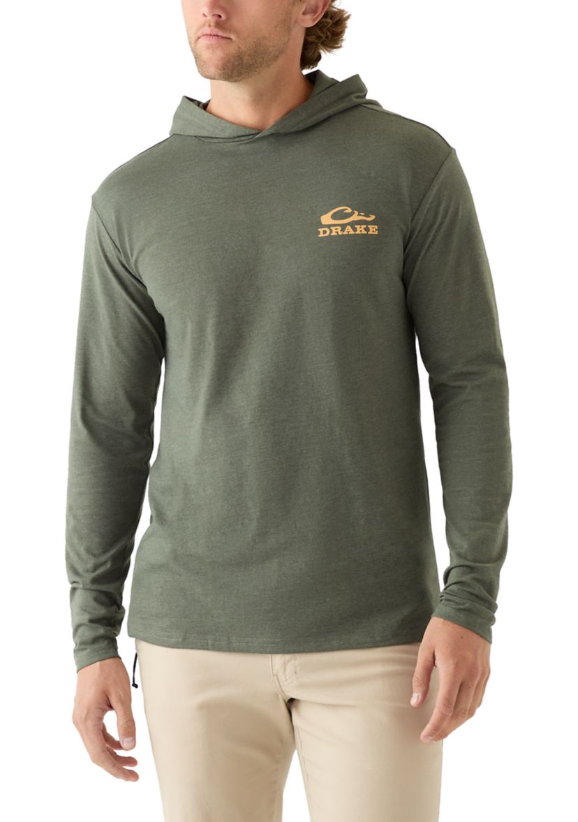Mens Circle Mallard Graphic Hoodie