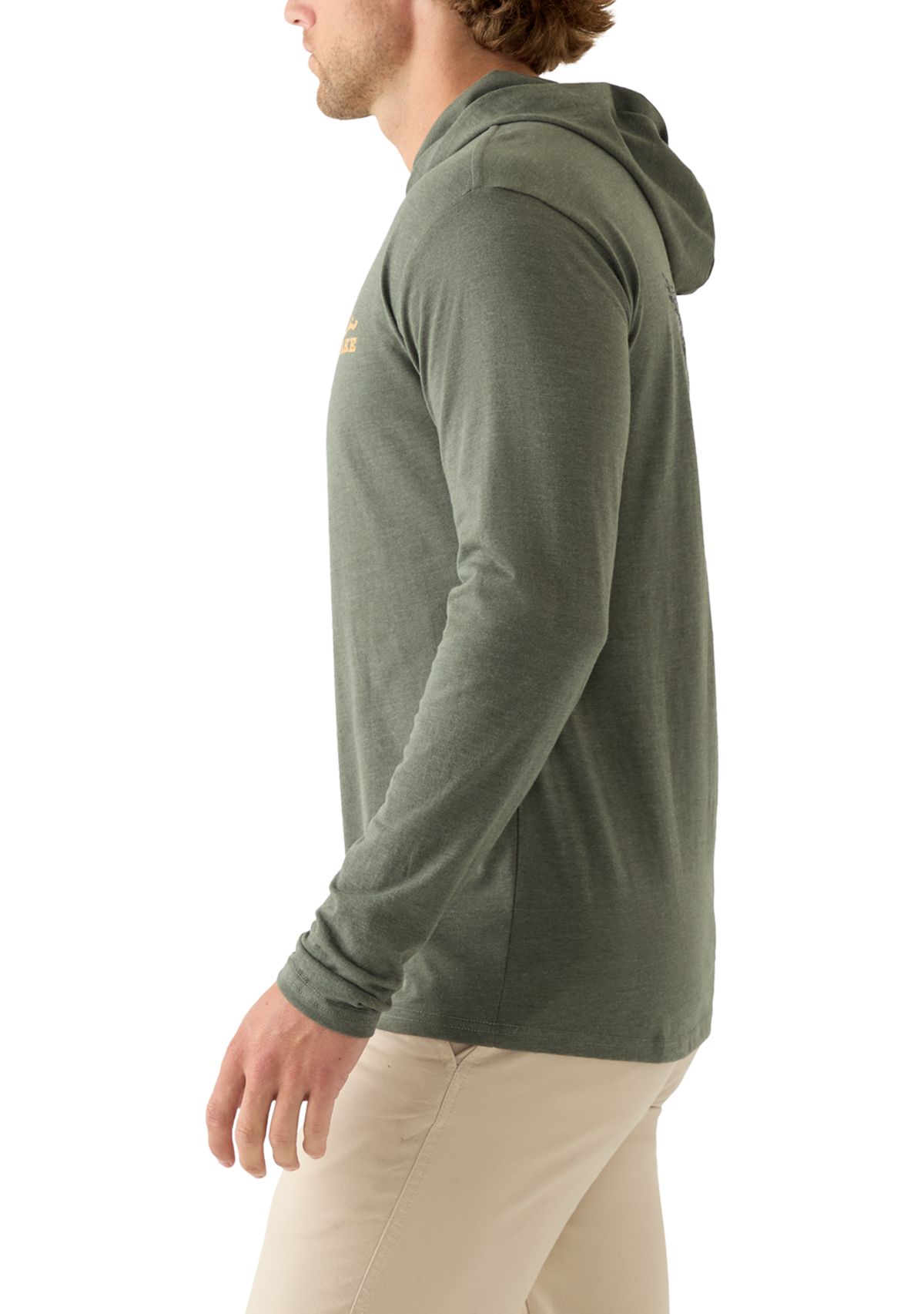 Mens Circle Mallard Graphic Hoodie