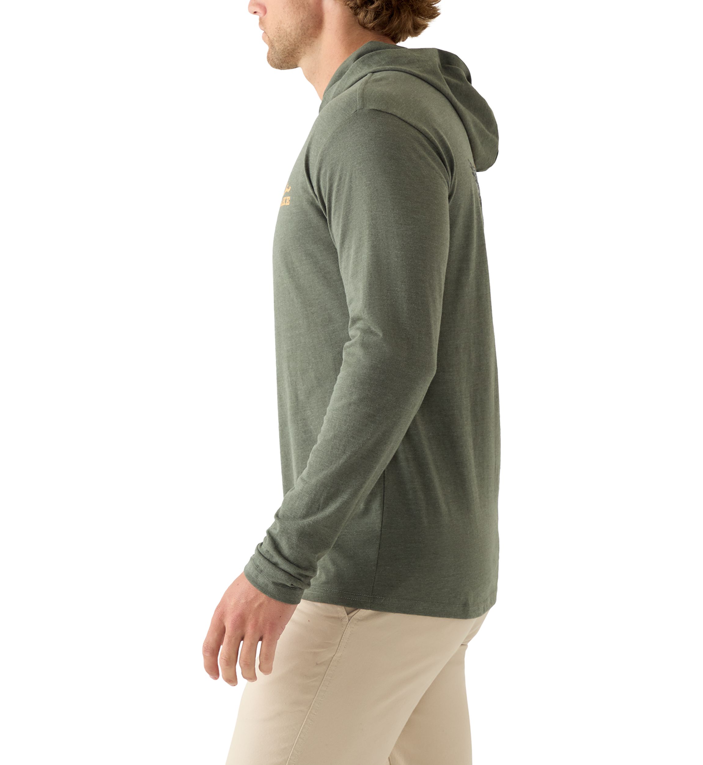 Mens Circle Mallard Graphic Hoodie
