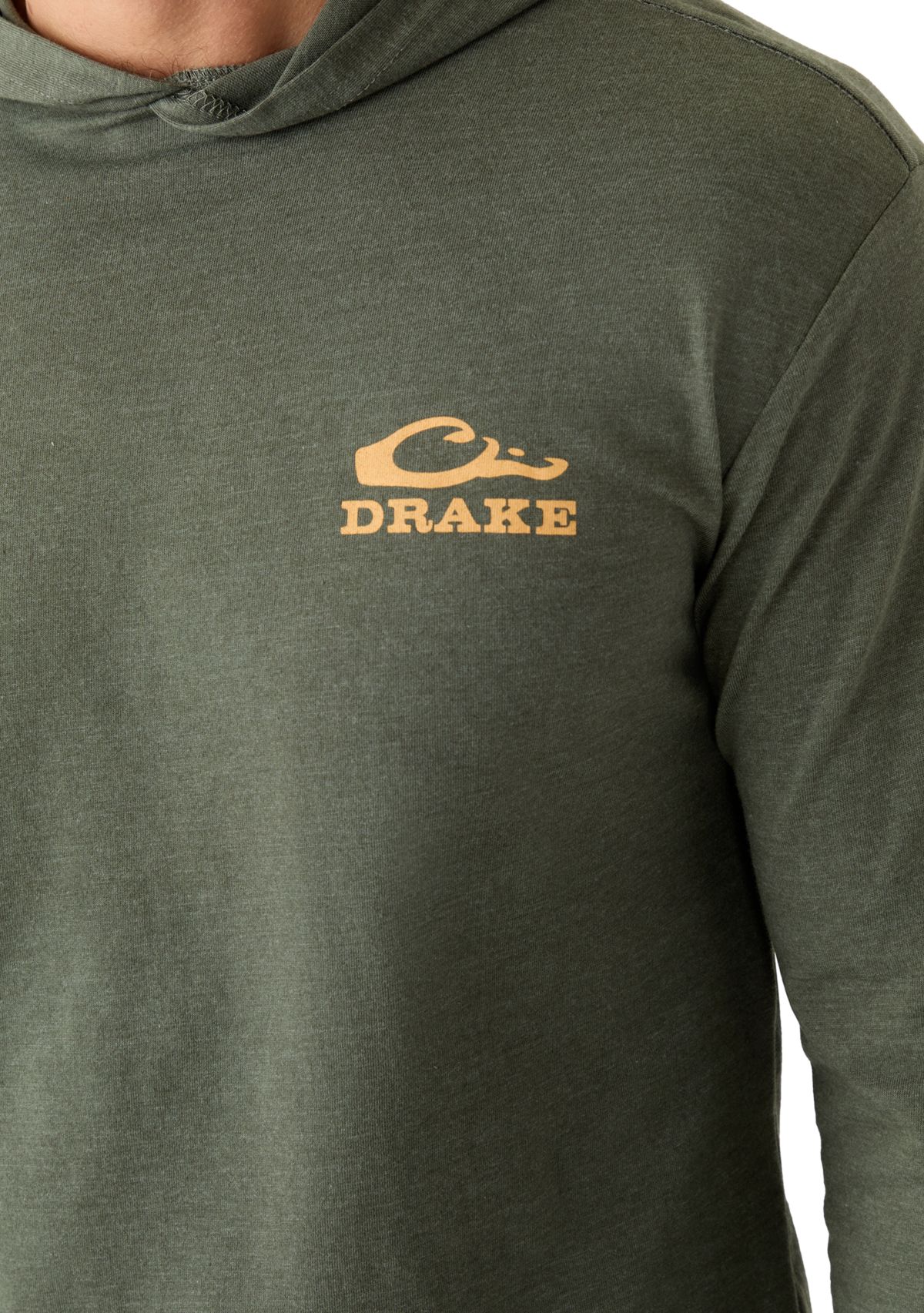 Mens Circle Mallard Graphic Hoodie