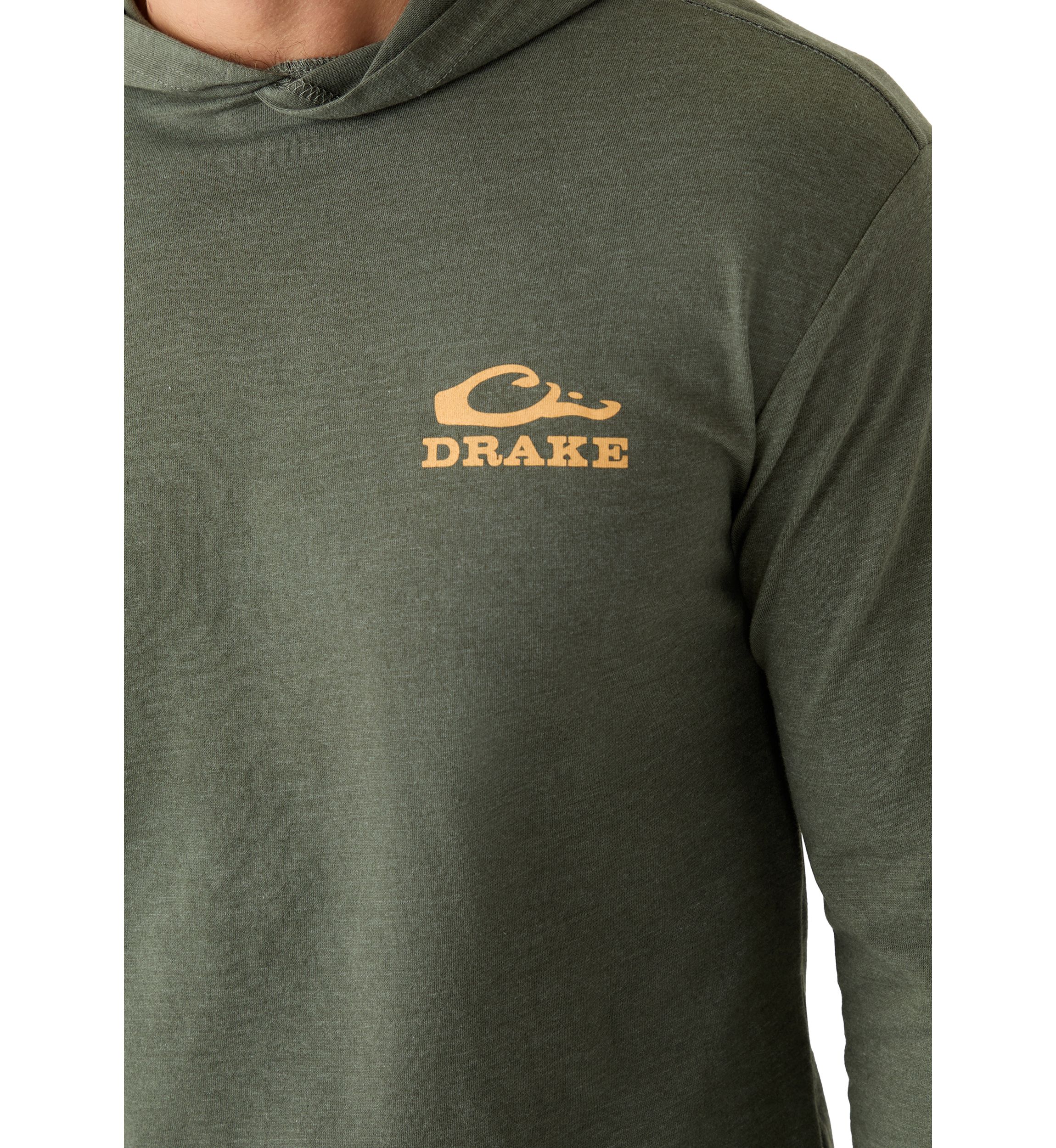 Mens Circle Mallard Graphic Hoodie