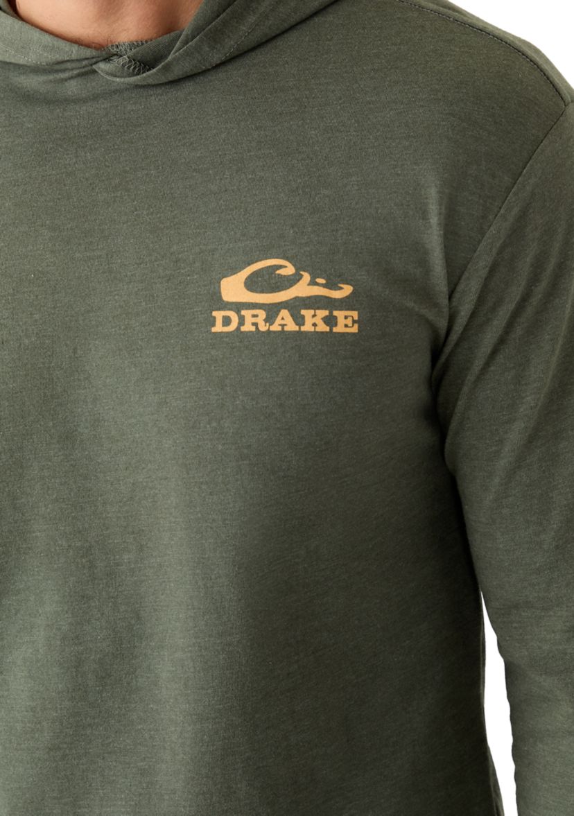 Mens Circle Mallard Graphic Hoodie
