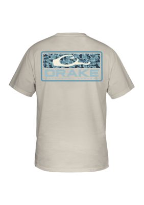 Drake Waterfowl Men's Old School Bar T-Shirt, 2XL
