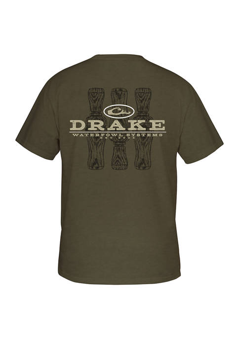 Drake Waterfowl Mens Tri-Call Graphic T-Shirt