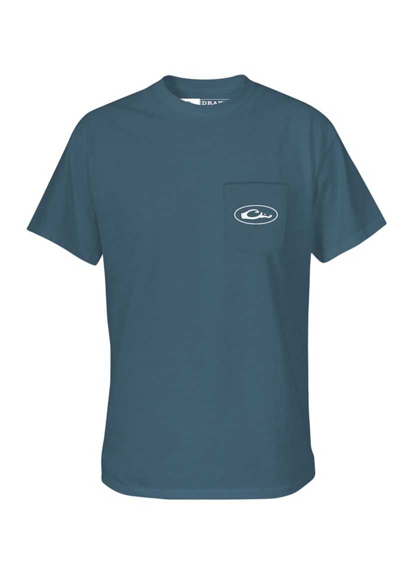 Mens Old School Circle Graphic T-Shirt