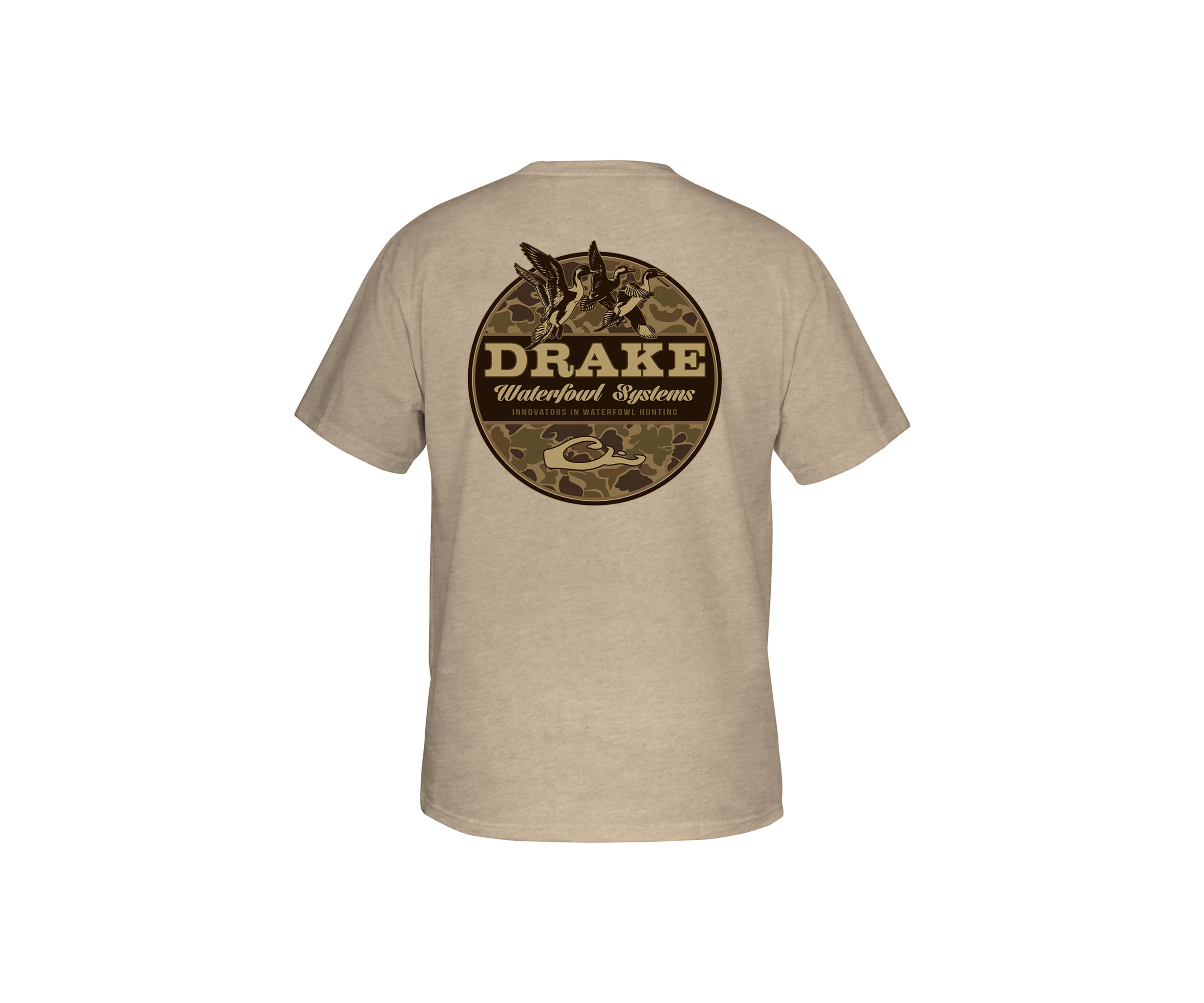 Mens Old School Circle Graphic T-Shirt