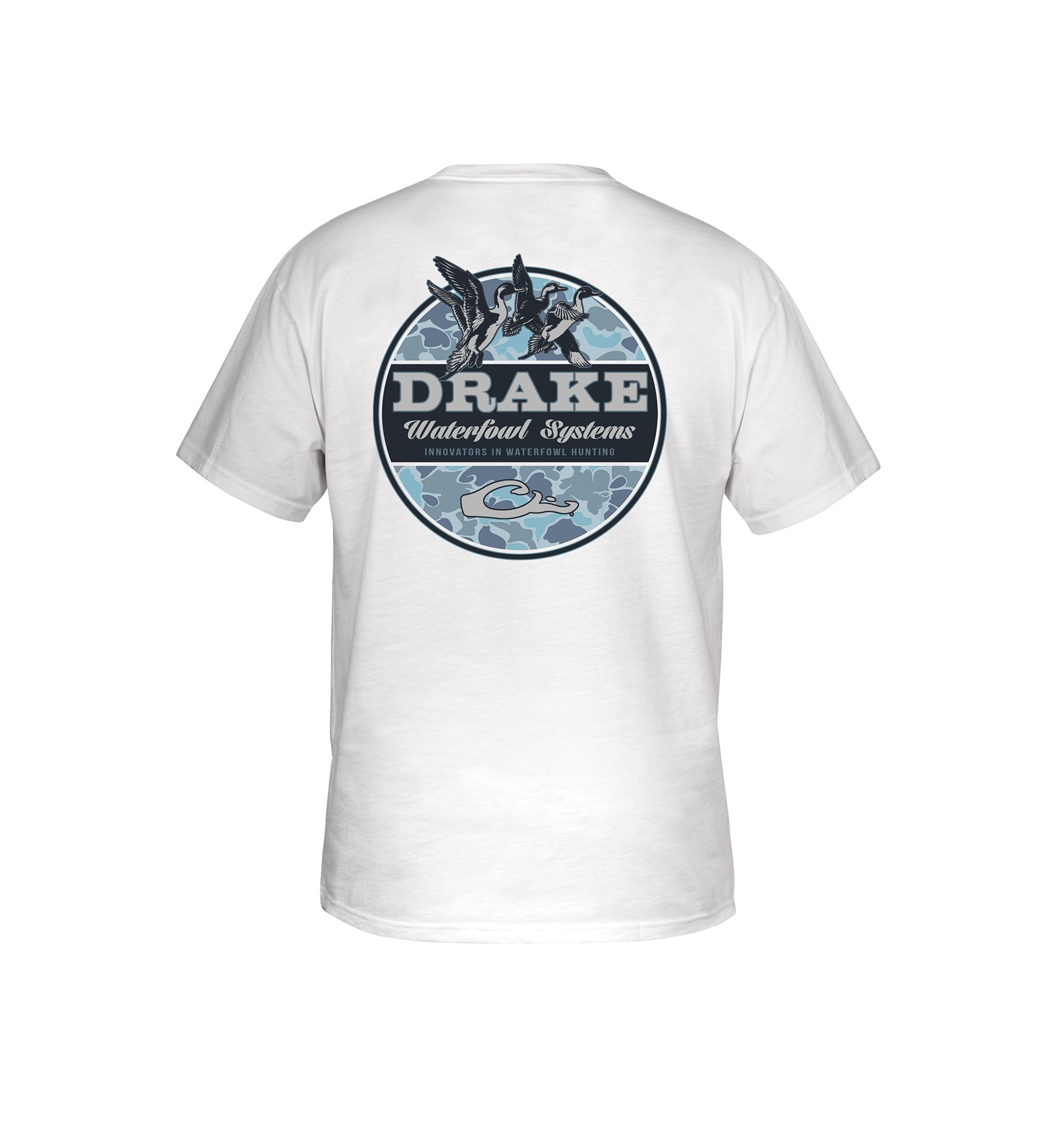 Mens Old School Circle Graphic T-Shirt