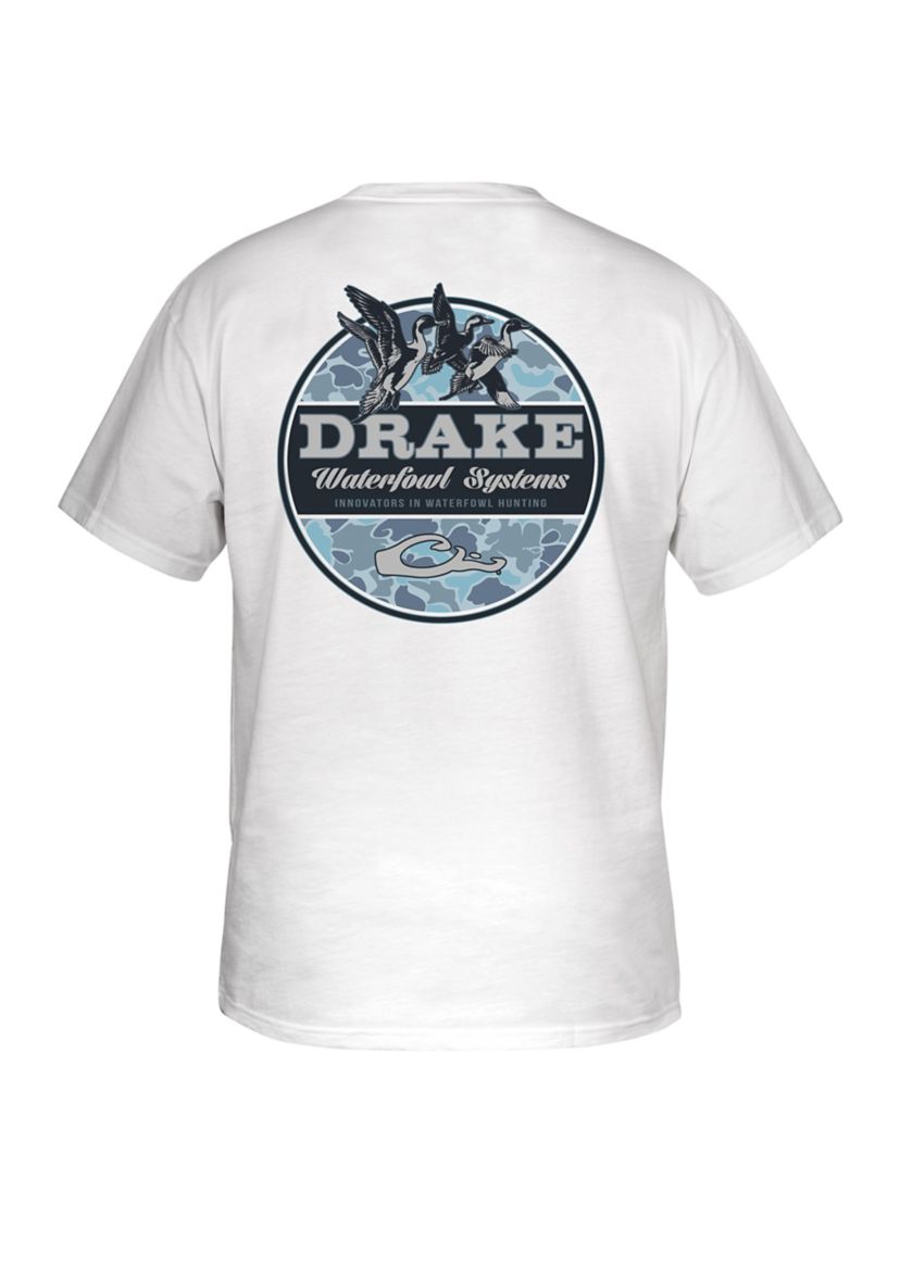 Mens Old School Circle Graphic T-Shirt