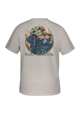 Drake Waterfowl Men's Pop Art Old School Lab T-Shirt, XL