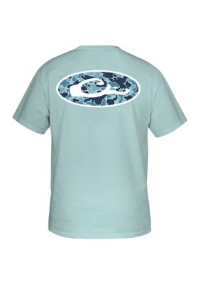 Drake Waterfowl Men's Old School Oval Graphic T-Shirt, XL