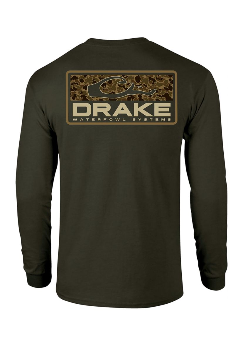 Mens Old School Bar Long Sleeve Graphic T-Shirt