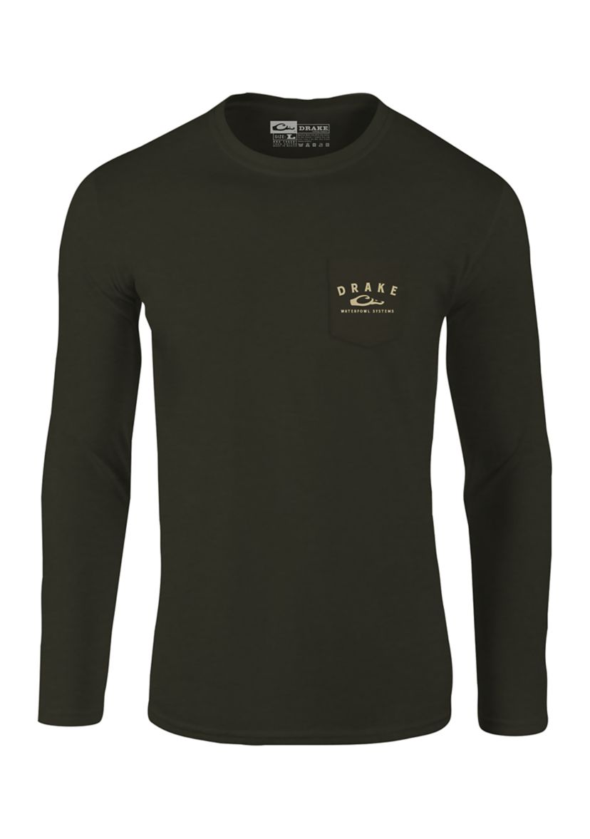 Mens Old School Bar Long Sleeve Graphic T-Shirt