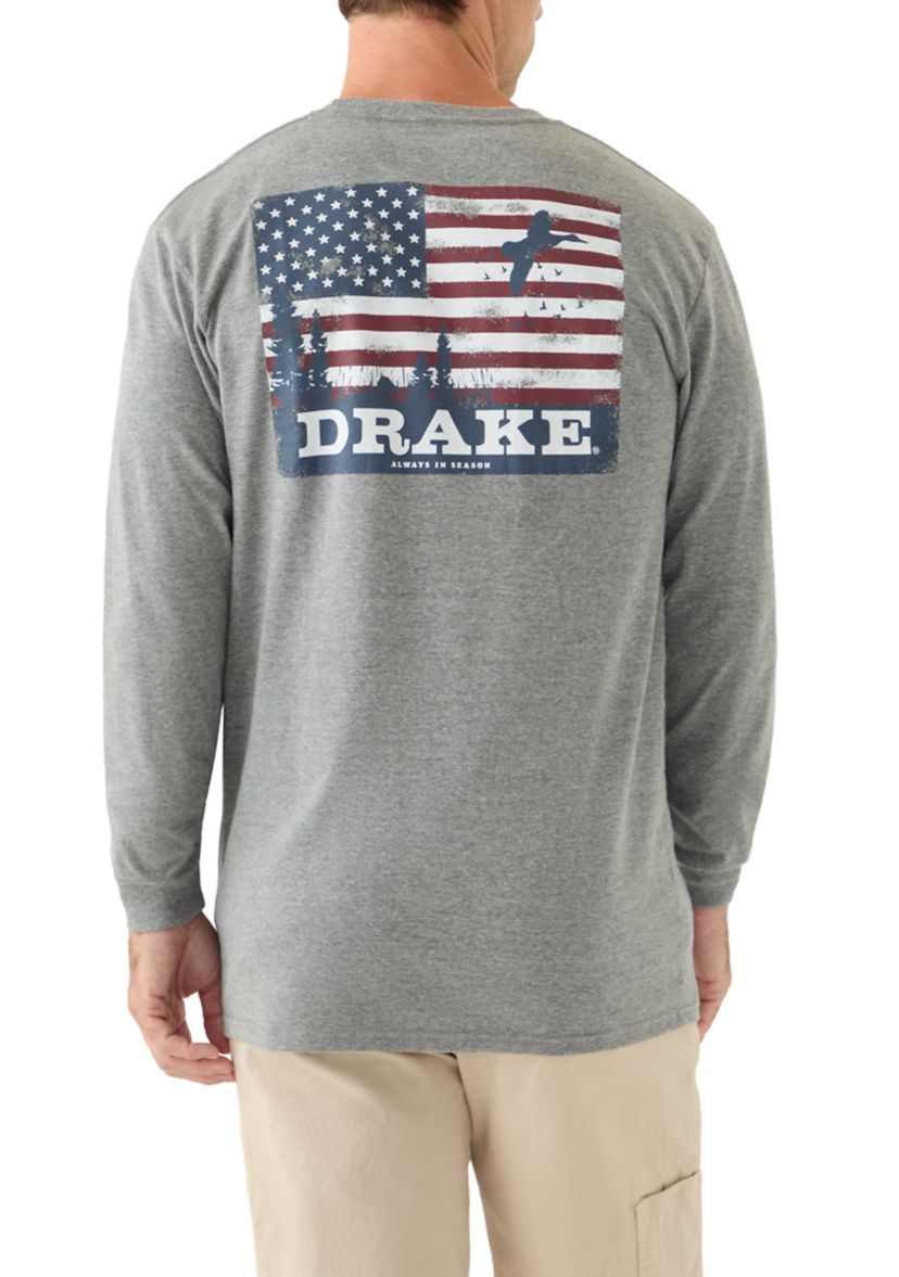 Mens Americana Scenic Long Sleeve T-Shirt