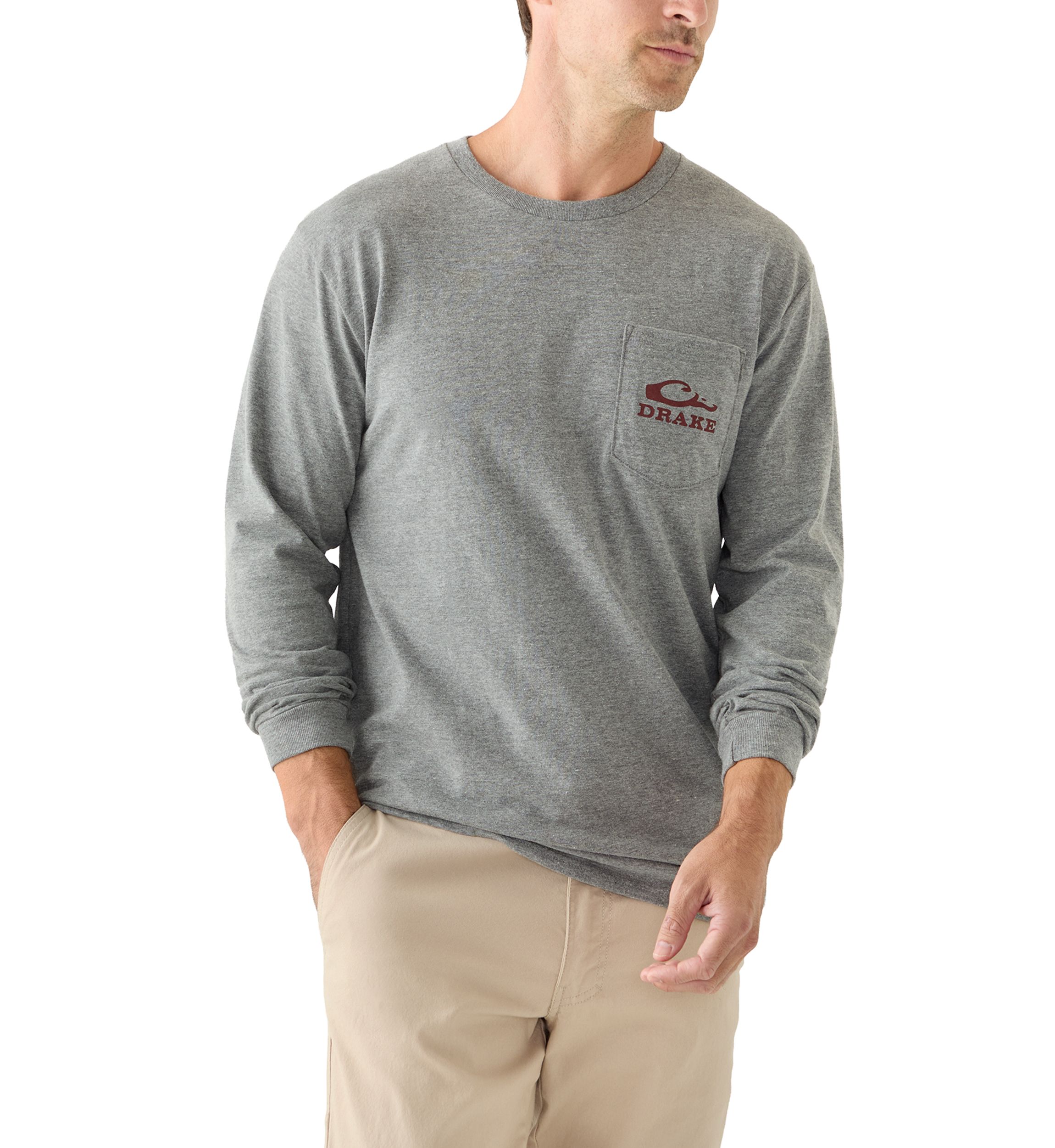 Mens Americana Scenic Long Sleeve T-Shirt