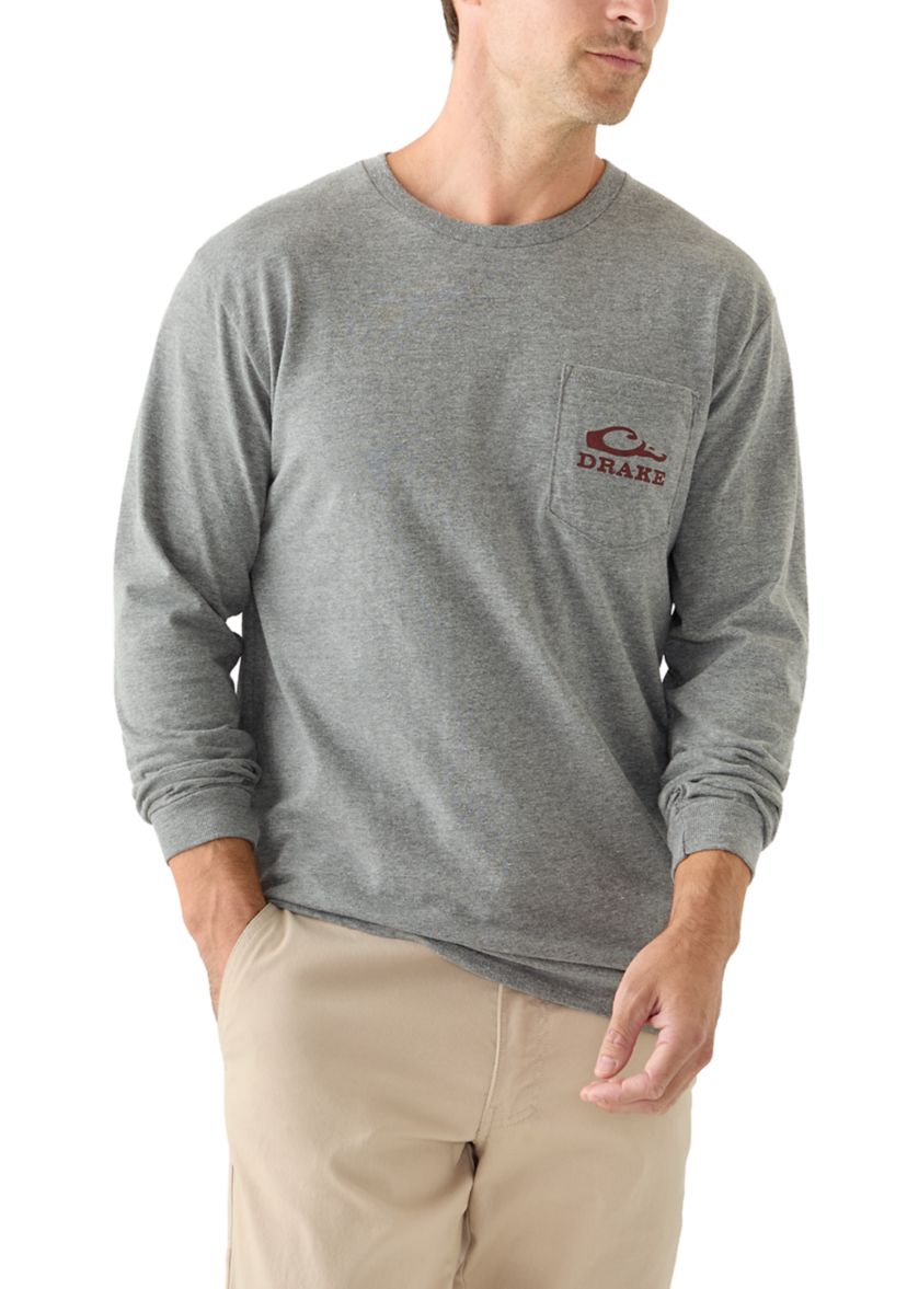 Mens Americana Scenic Long Sleeve T-Shirt