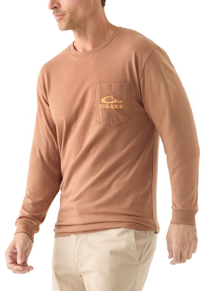 Mens Circle Mallard Long Sleeve T-Shirt