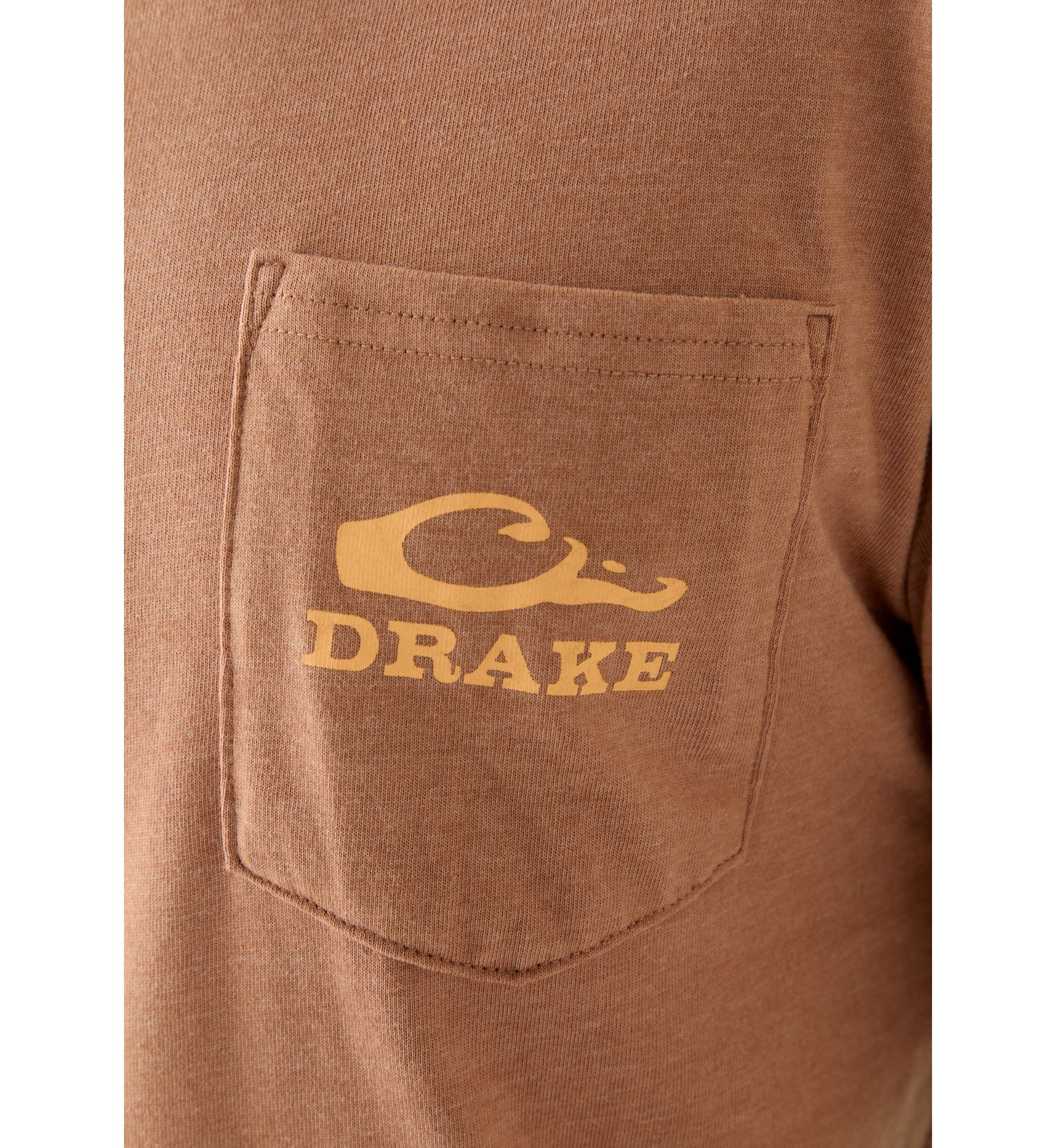 Mens Circle Mallard Long Sleeve T-Shirt