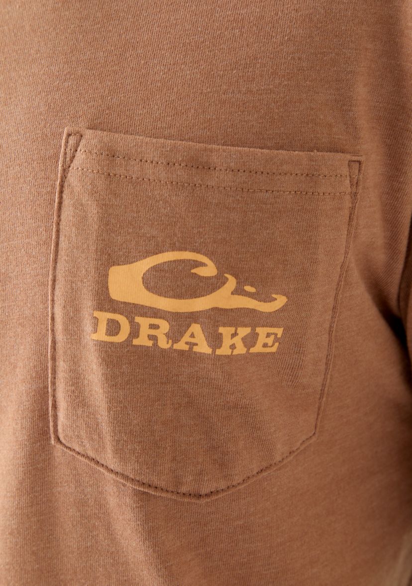 Mens Circle Mallard Long Sleeve T-Shirt