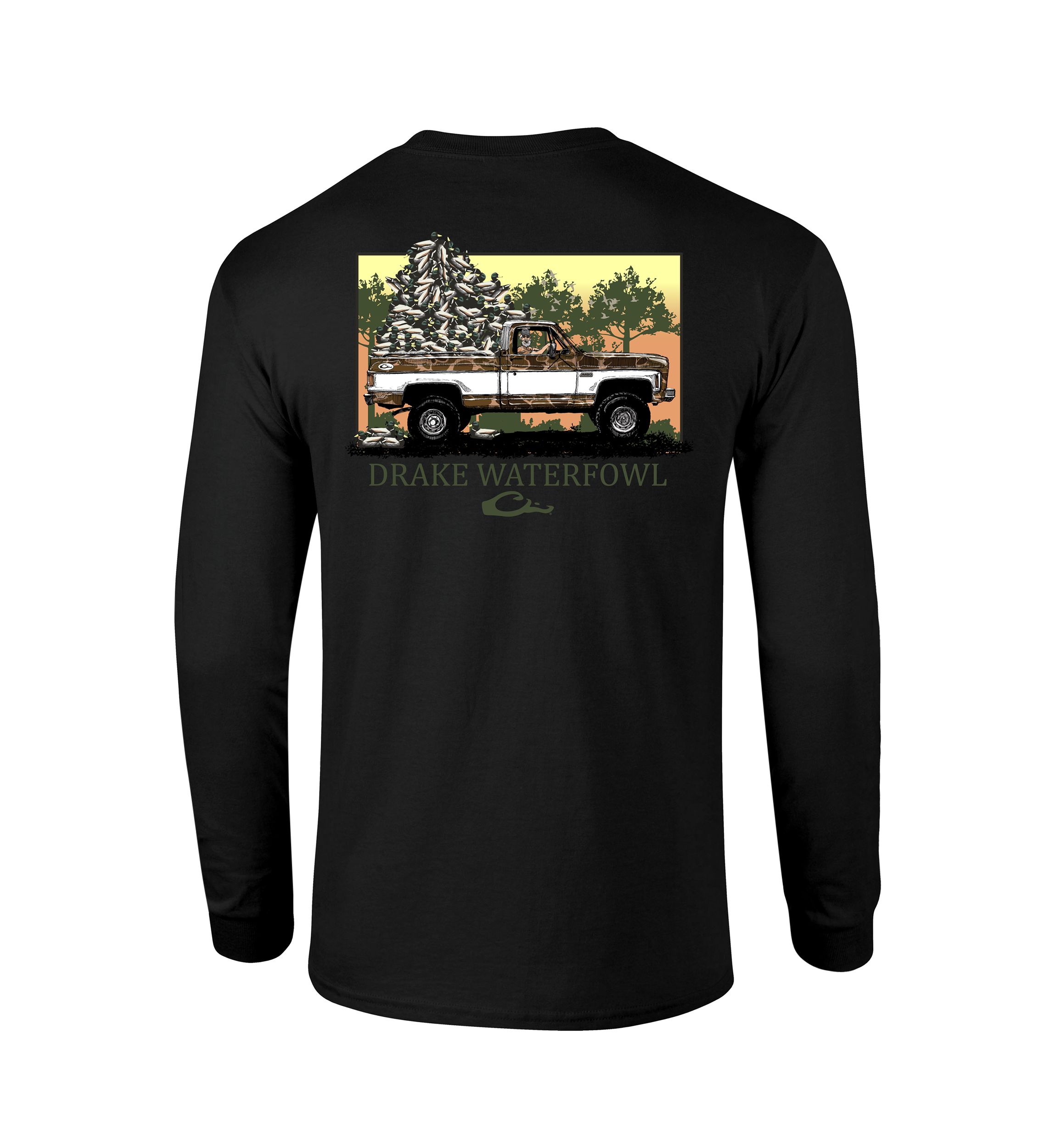 Mens Decoy Overload Long Sleeve Graphic T-Shirt