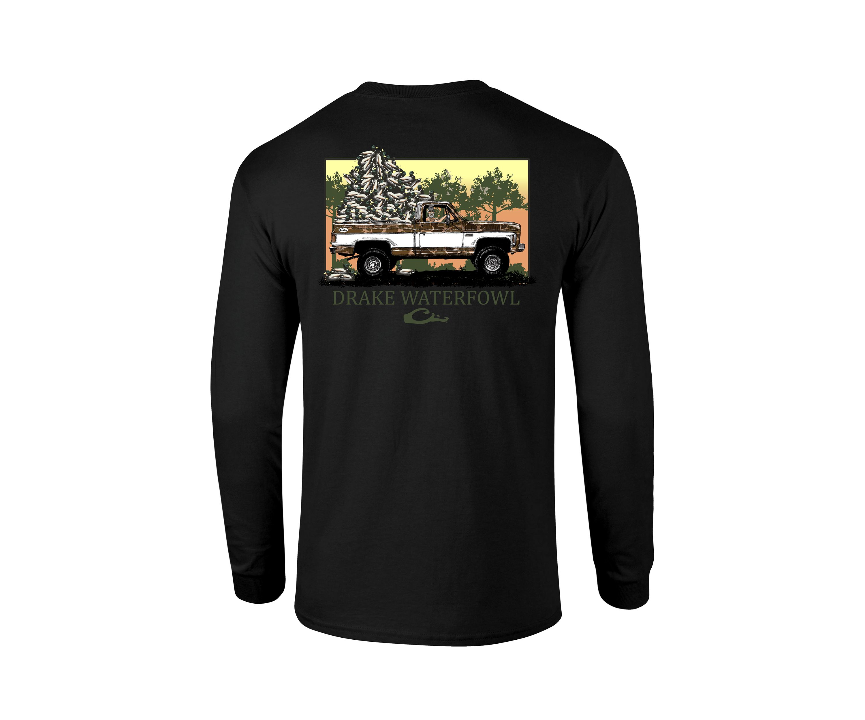 Mens Decoy Overload Long Sleeve Graphic T-Shirt