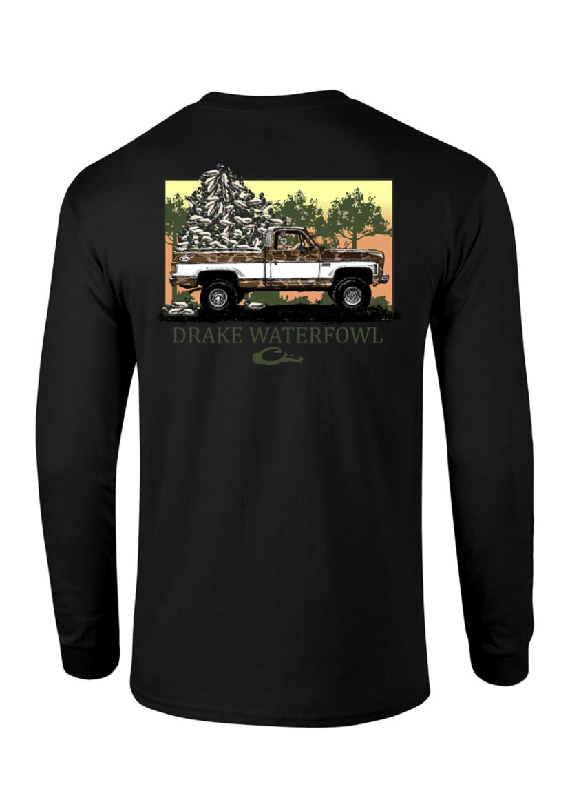 Mens Decoy Overload Long Sleeve Graphic T-Shirt