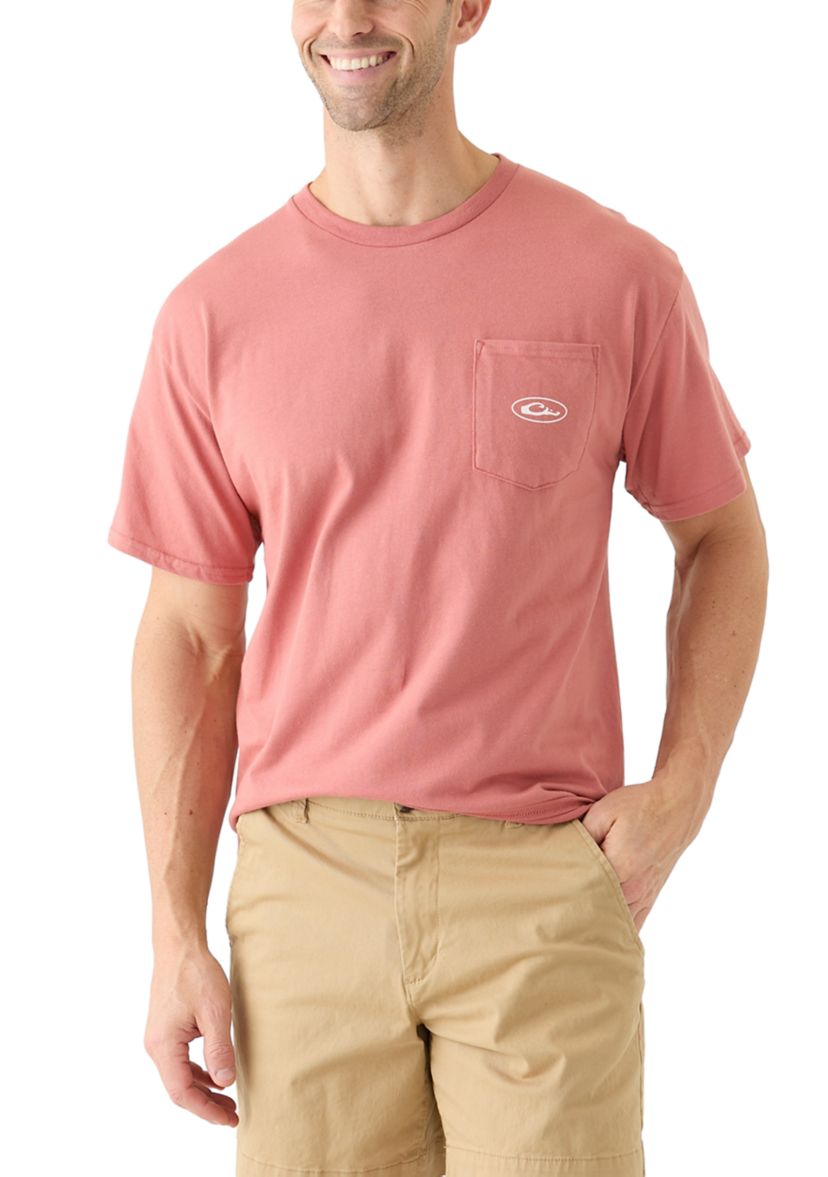 Mens Americana Yellow Lab Short Sleeve Graphic T-Shirt