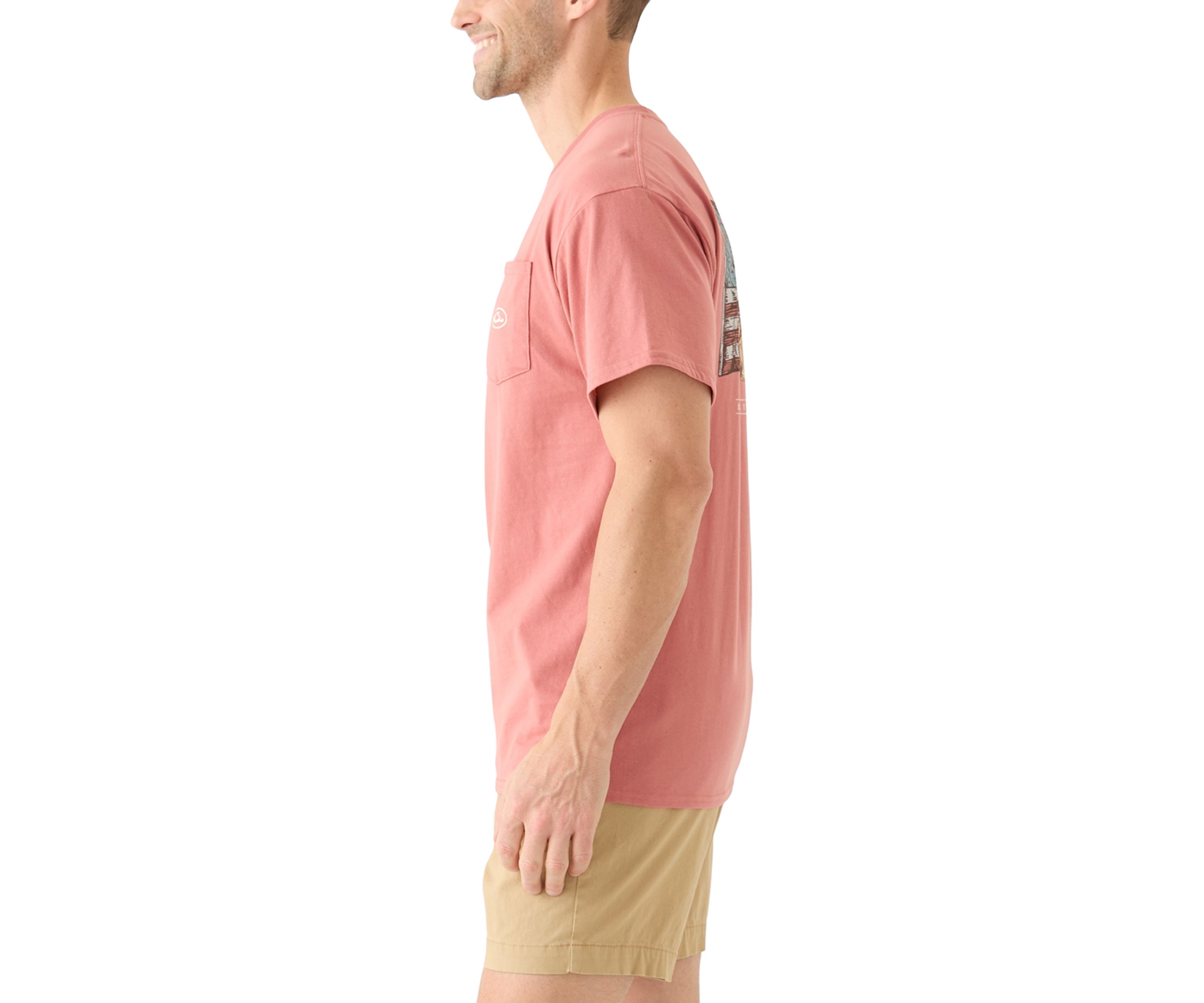 Mens Americana Yellow Lab Short Sleeve Graphic T-Shirt
