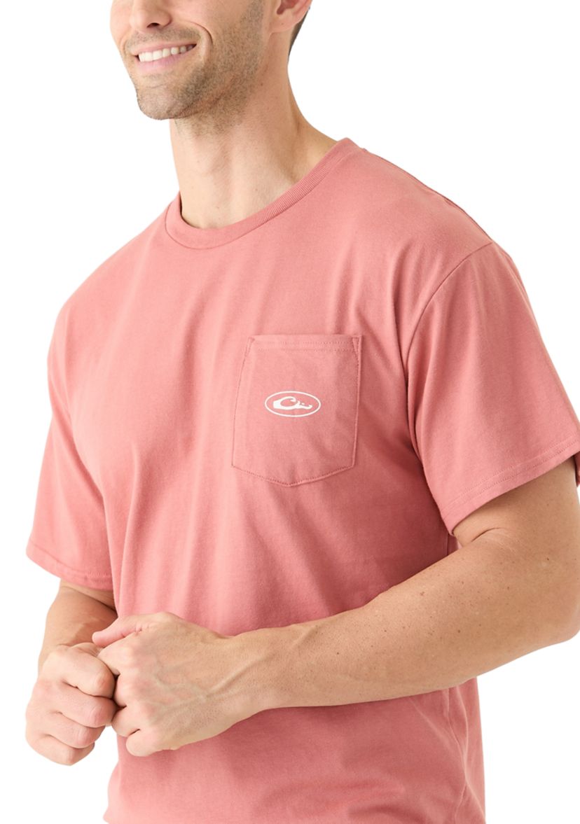 Mens Americana Yellow Lab Short Sleeve Graphic T-Shirt