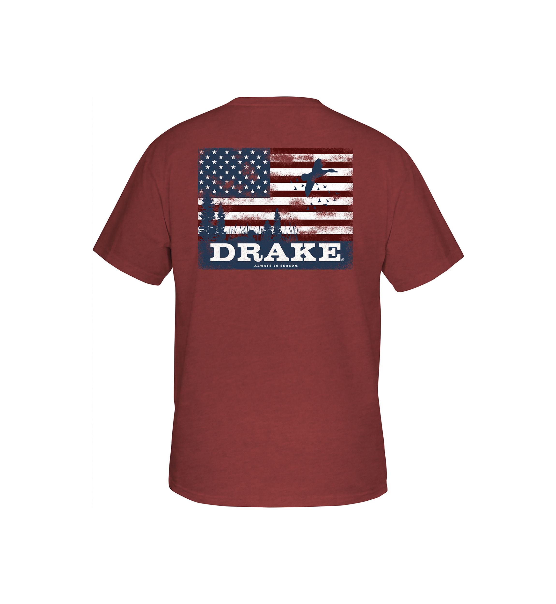 Mens Americana Scenic Graphic T-Shirt