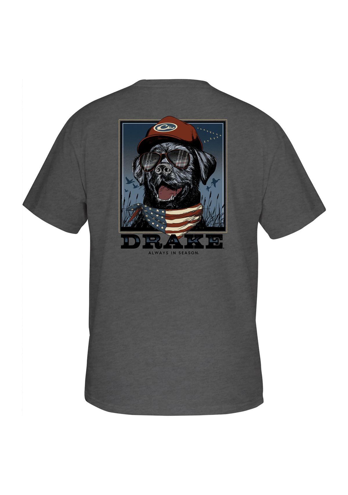 Mens Bandana Lab Flag Graphic T-Shirt