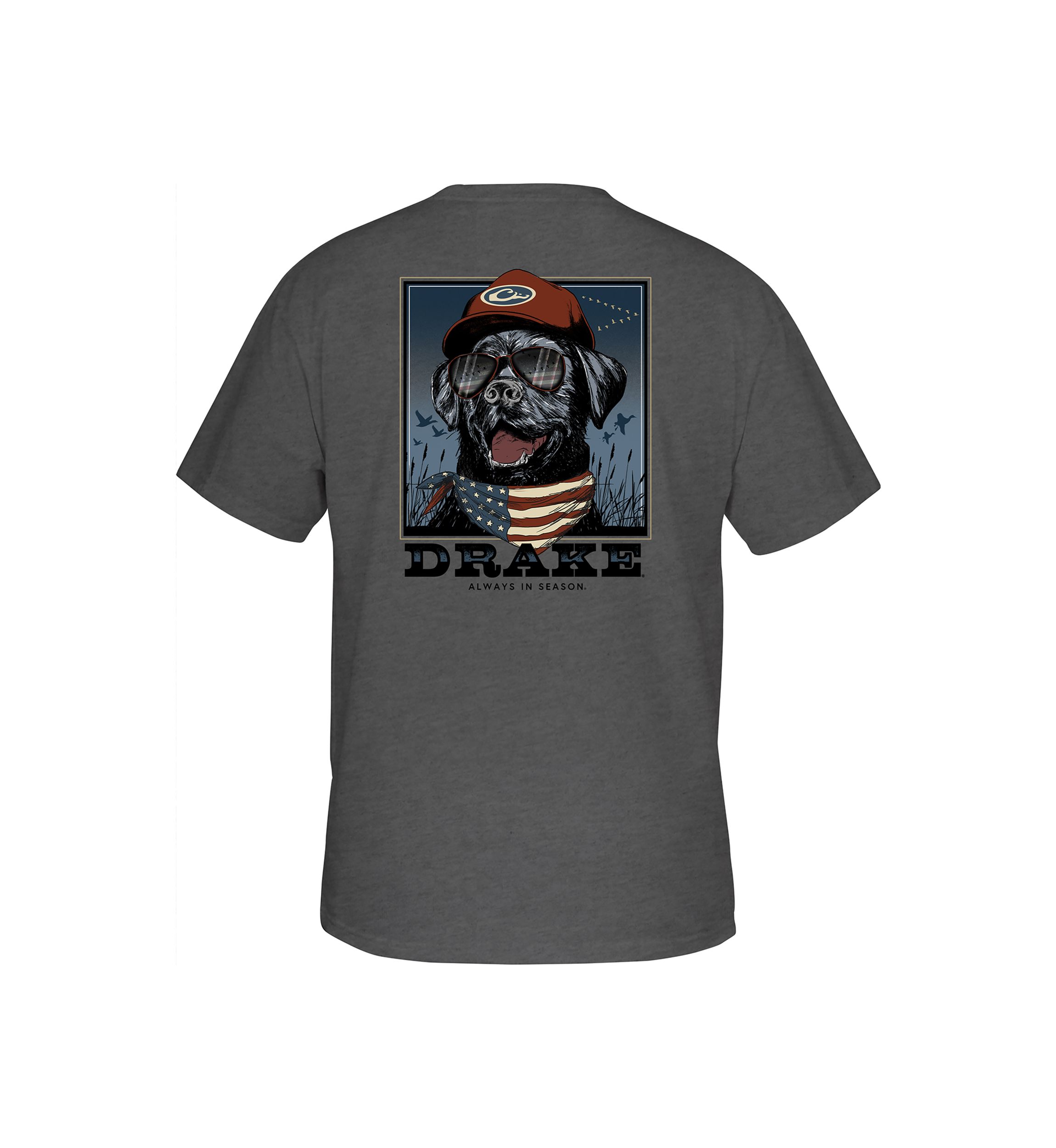 Mens Bandana Lab Flag Graphic T-Shirt