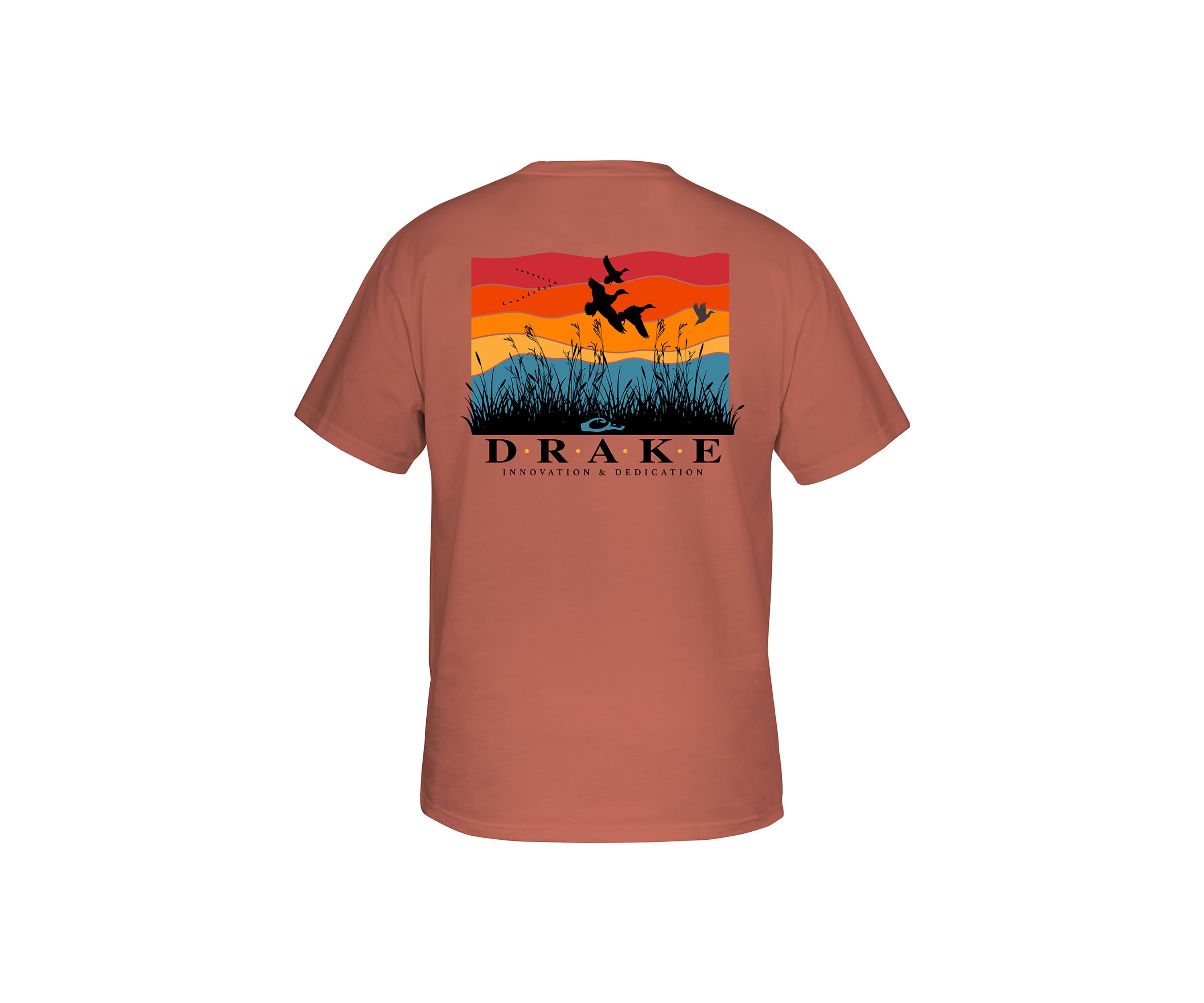 Mens Flyway Sunrise Graphic T-Shirt