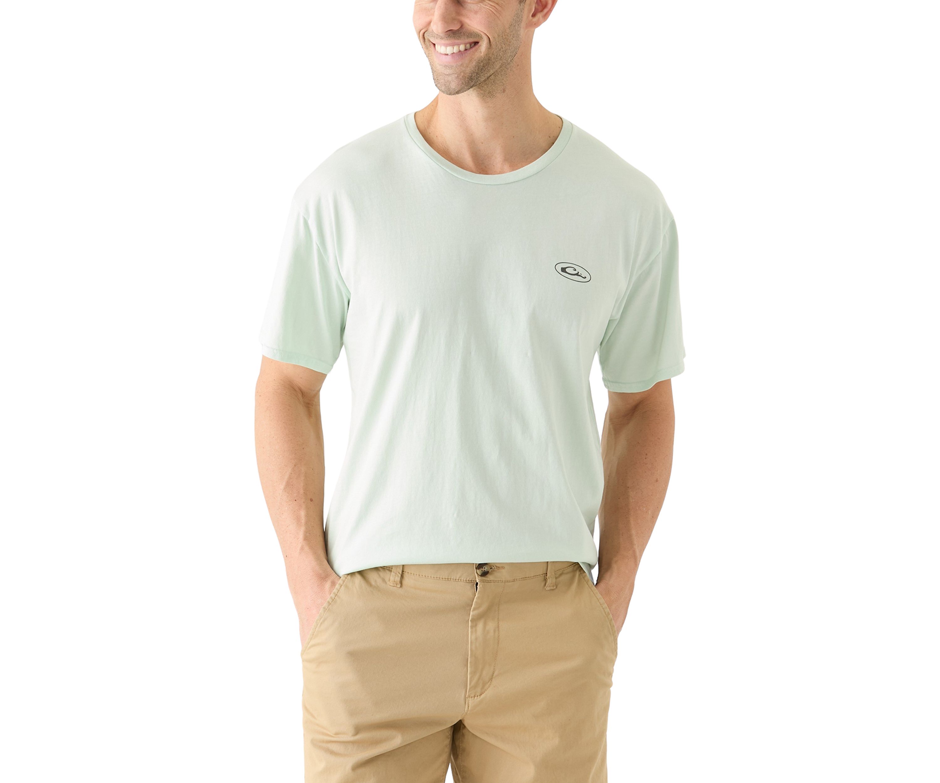 Mens Marsh Flight Cotton Short Sleeve Graphic T-Shirt