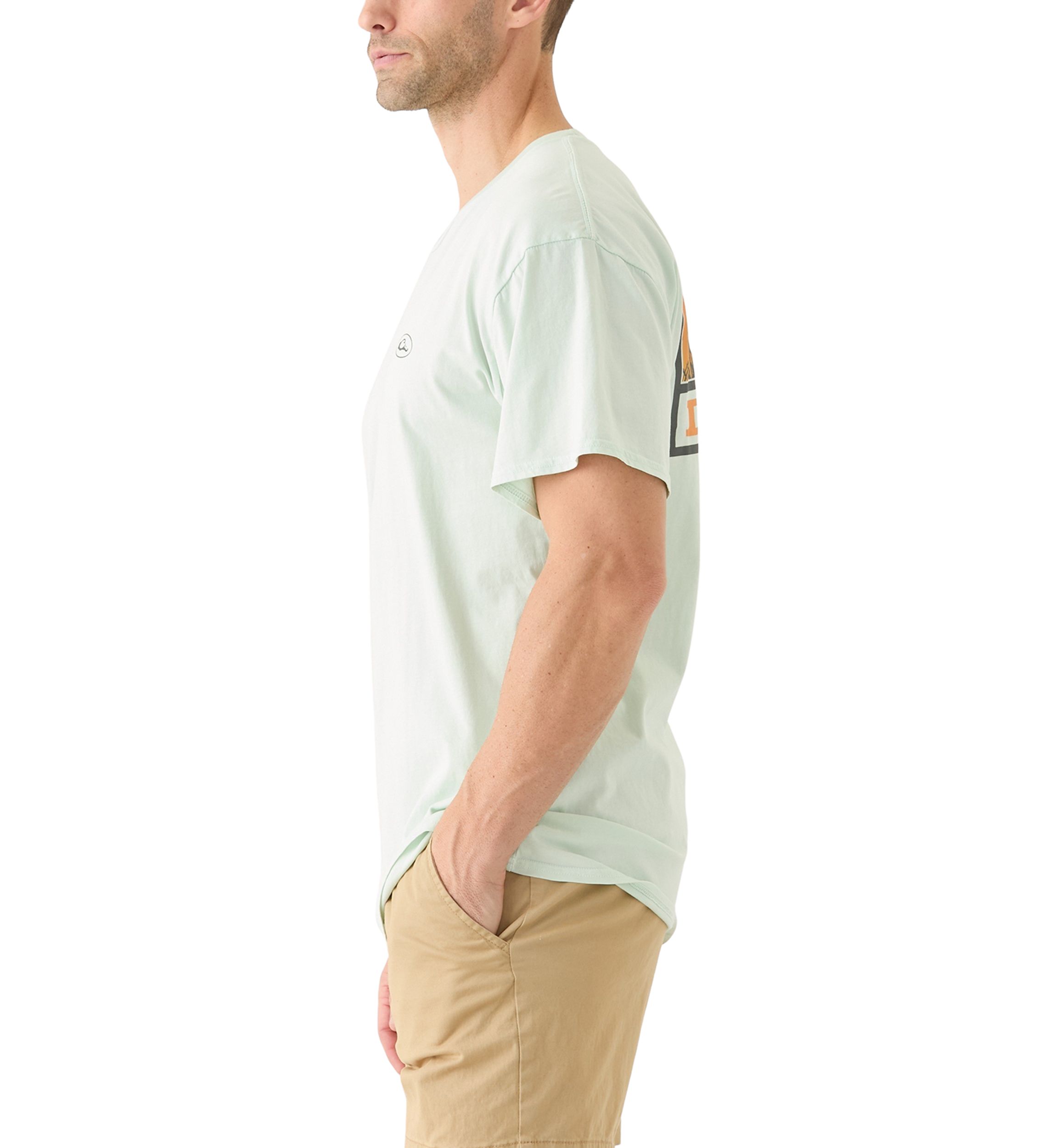 Mens Marsh Flight Cotton Short Sleeve Graphic T-Shirt