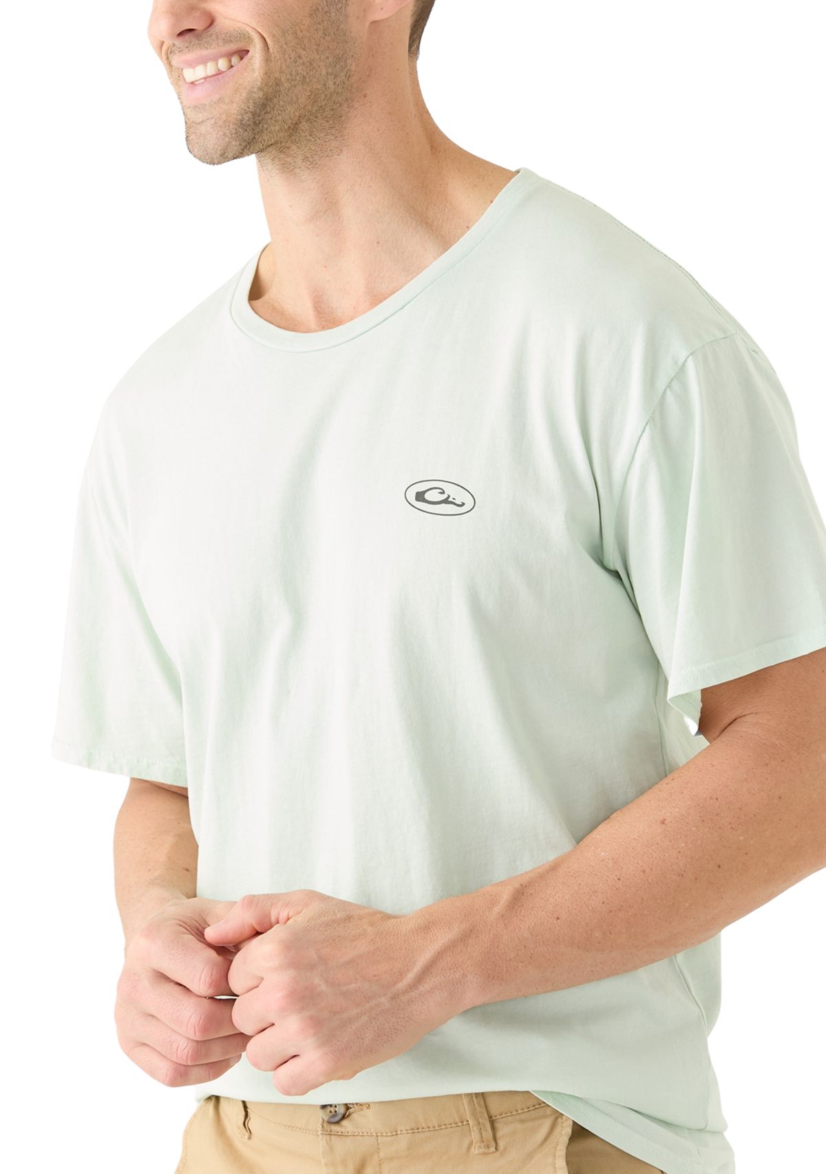 Mens Marsh Flight Cotton Short Sleeve Graphic T-Shirt