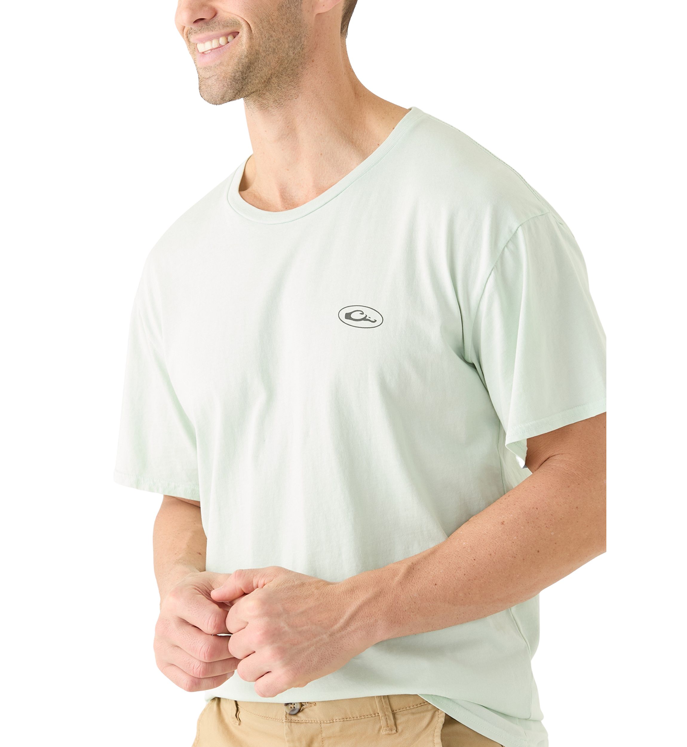 Mens Marsh Flight Cotton Short Sleeve Graphic T-Shirt