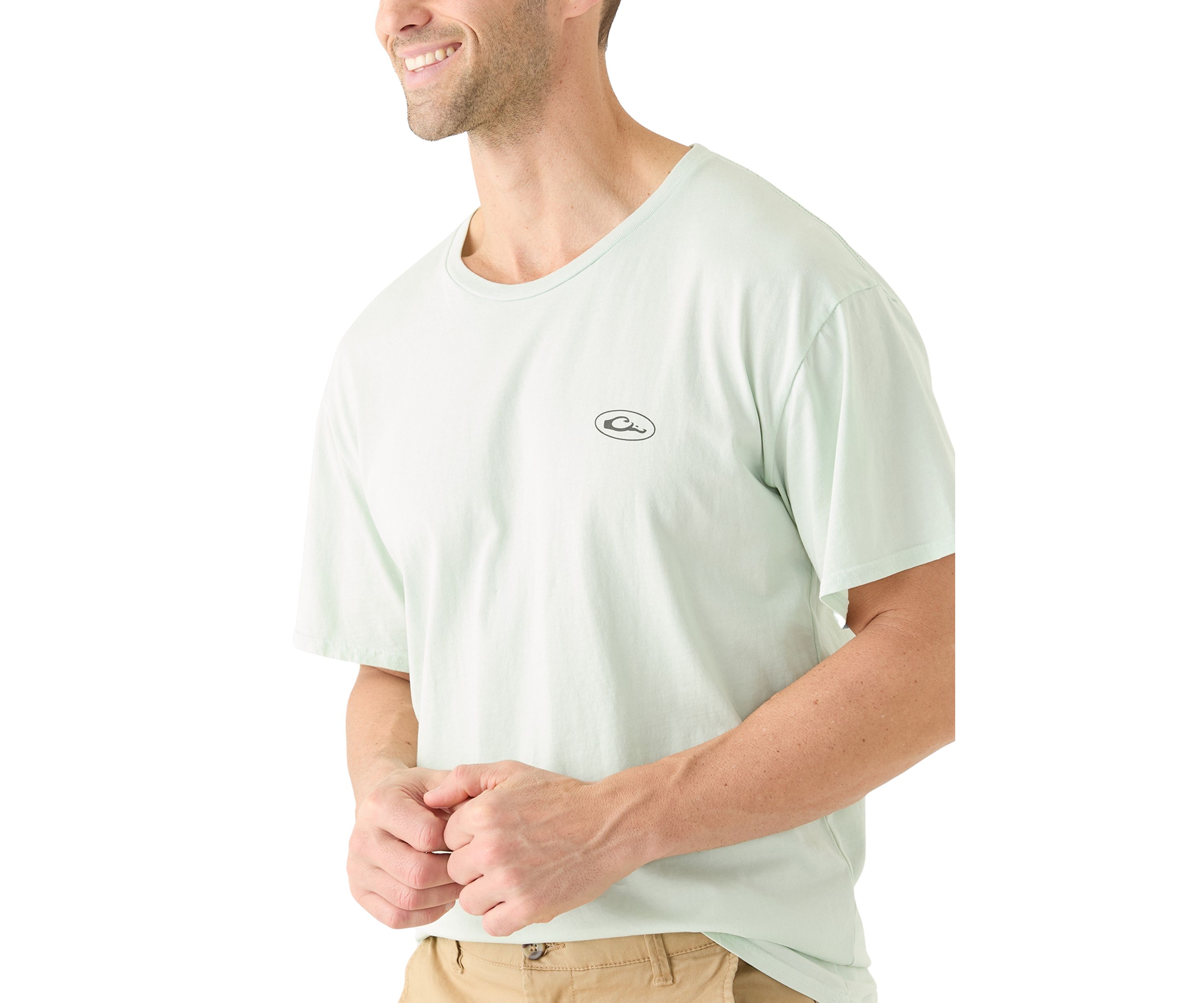 Mens Marsh Flight Cotton Short Sleeve Graphic T-Shirt