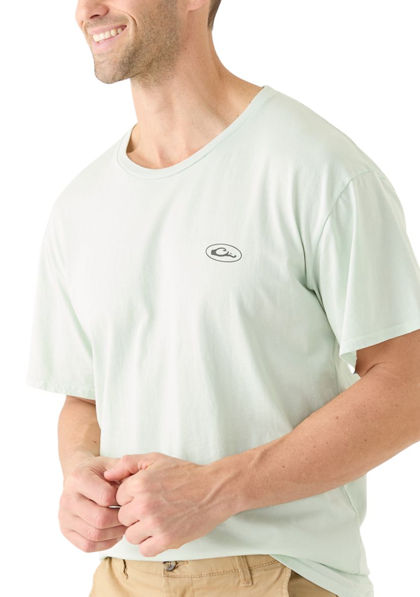 Mens Marsh Flight Cotton Short Sleeve Graphic T-Shirt
