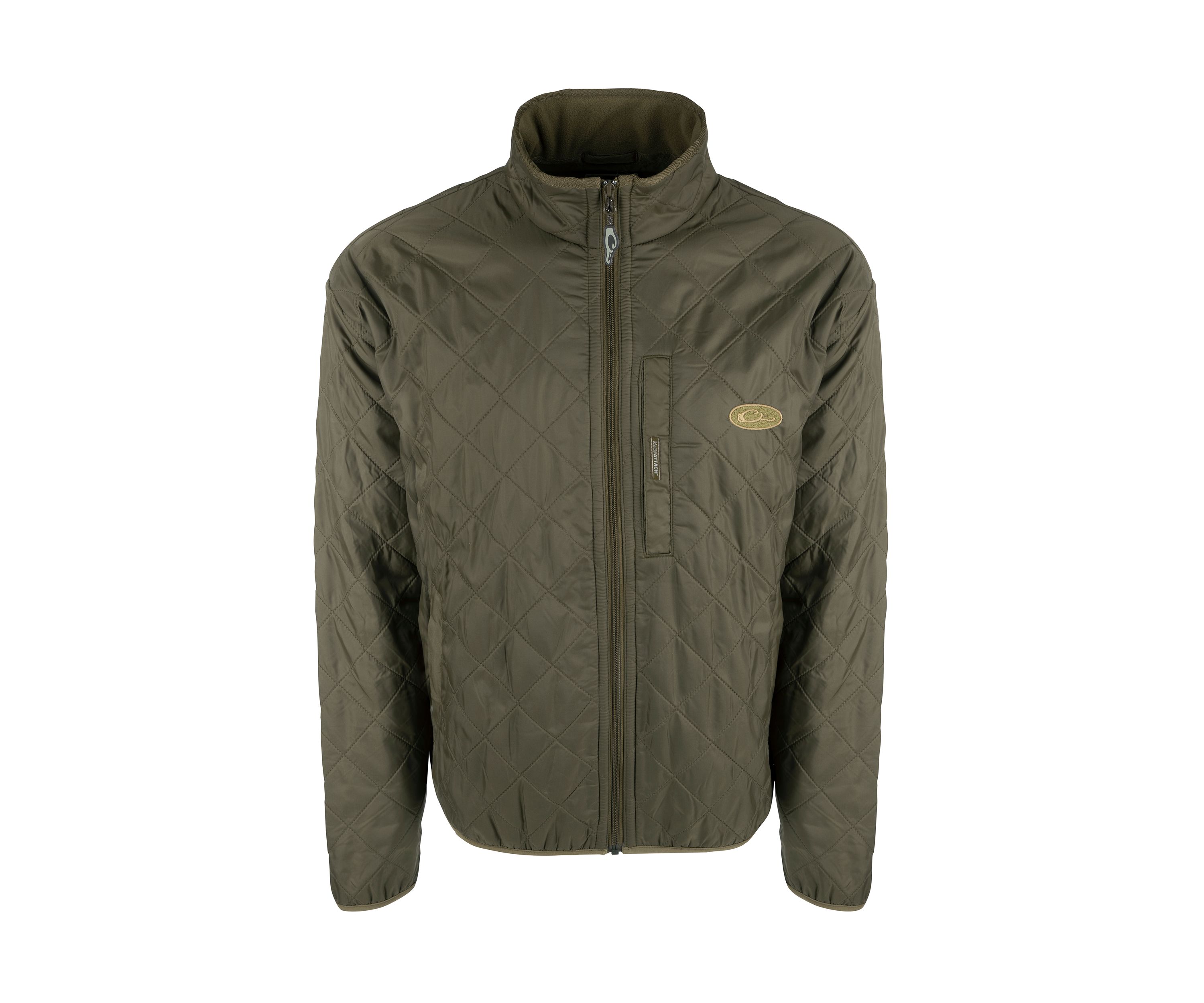 Mens Delta Fleece Lined Quilted Jacket