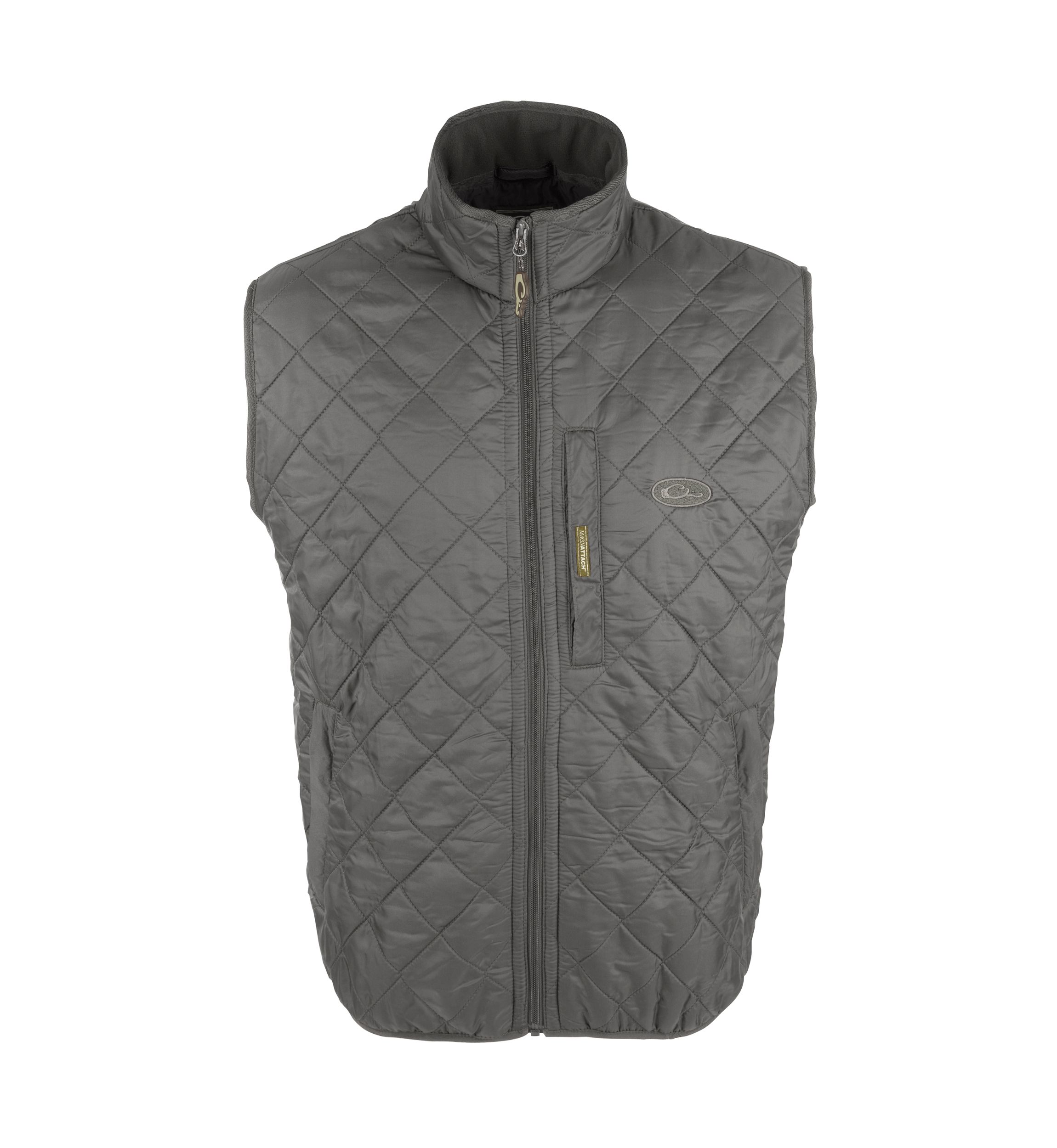 Mens Delta Quilted Fleece Lined Vest