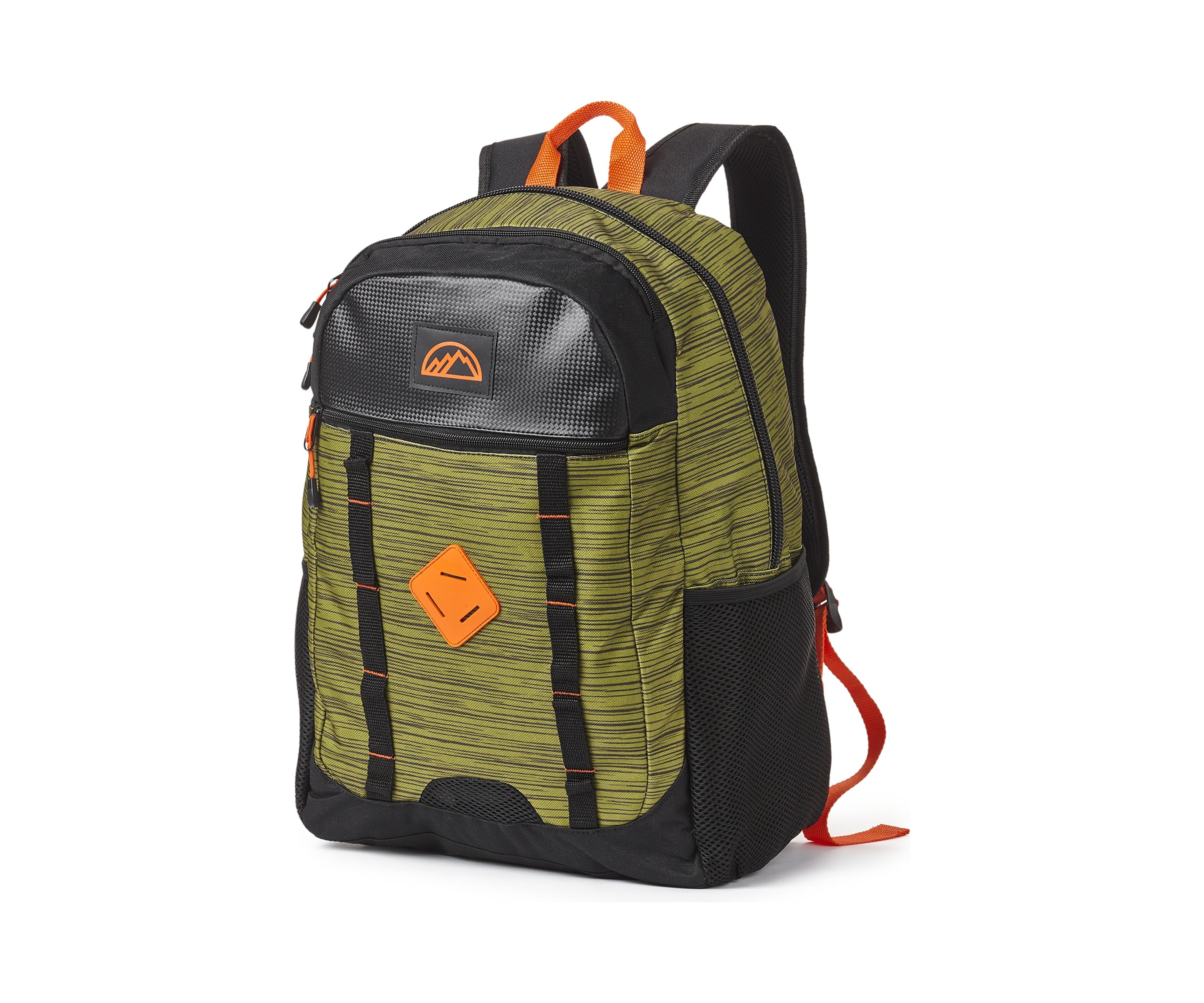 Green Heather Double Daisy Chain Backpack 