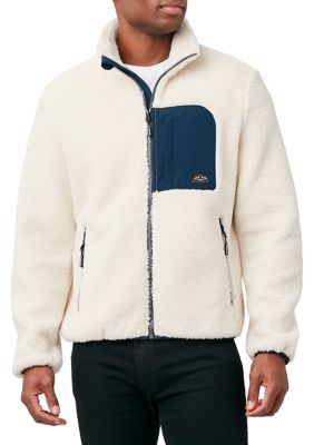 Outdoor life men's sherpa fleece hoodie jacket cheap