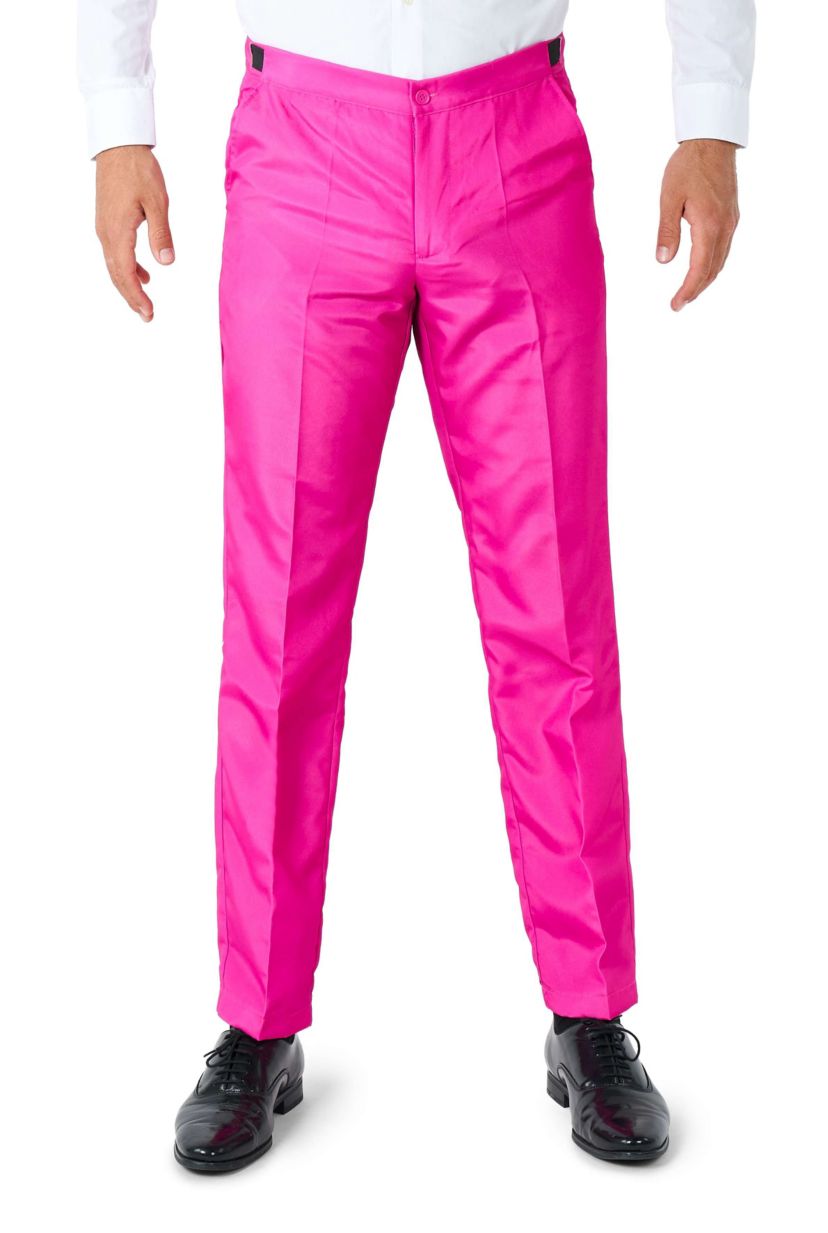 Solid Pink 2 Piece Suit + Tie